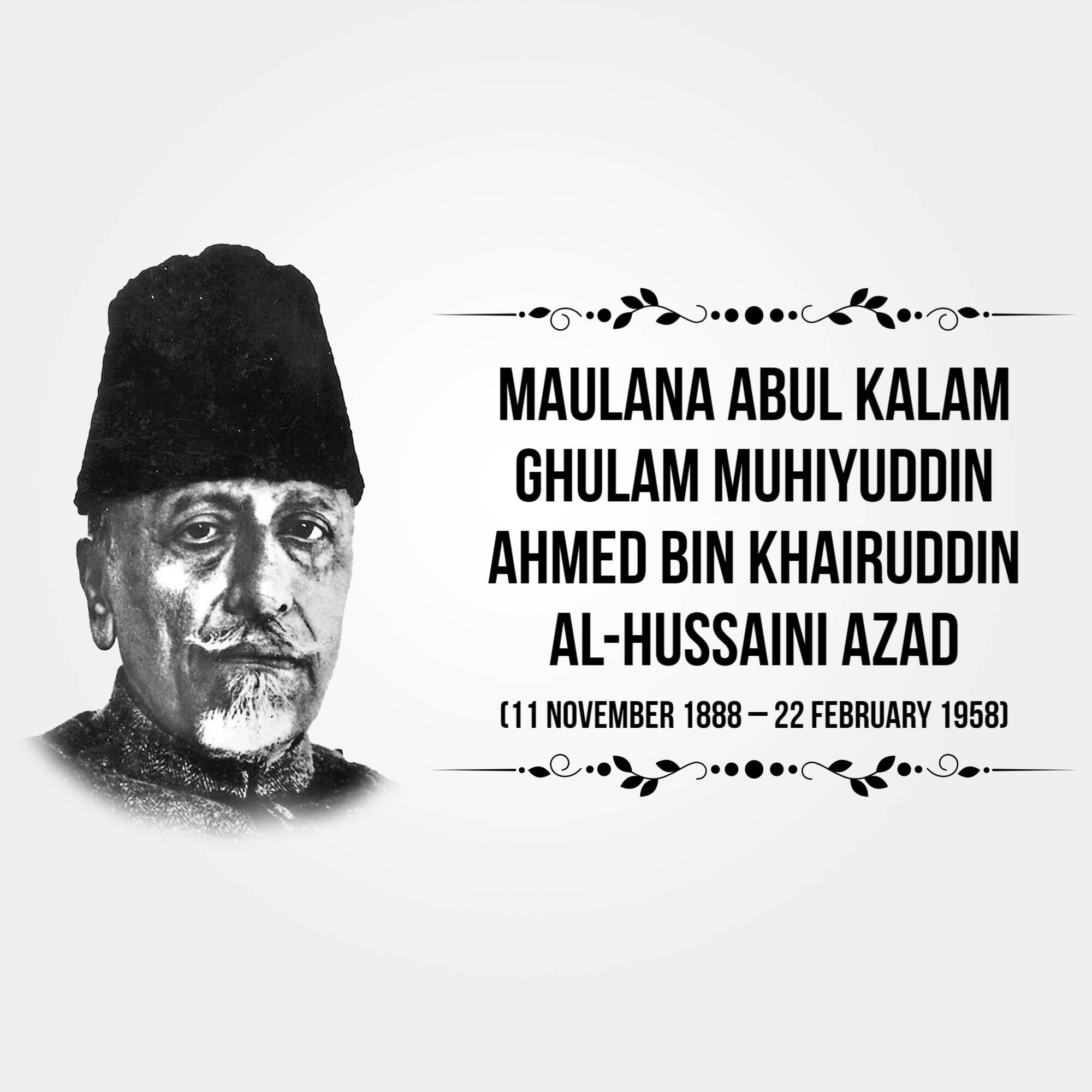 Abul Kalam Azad Birth Anniversary