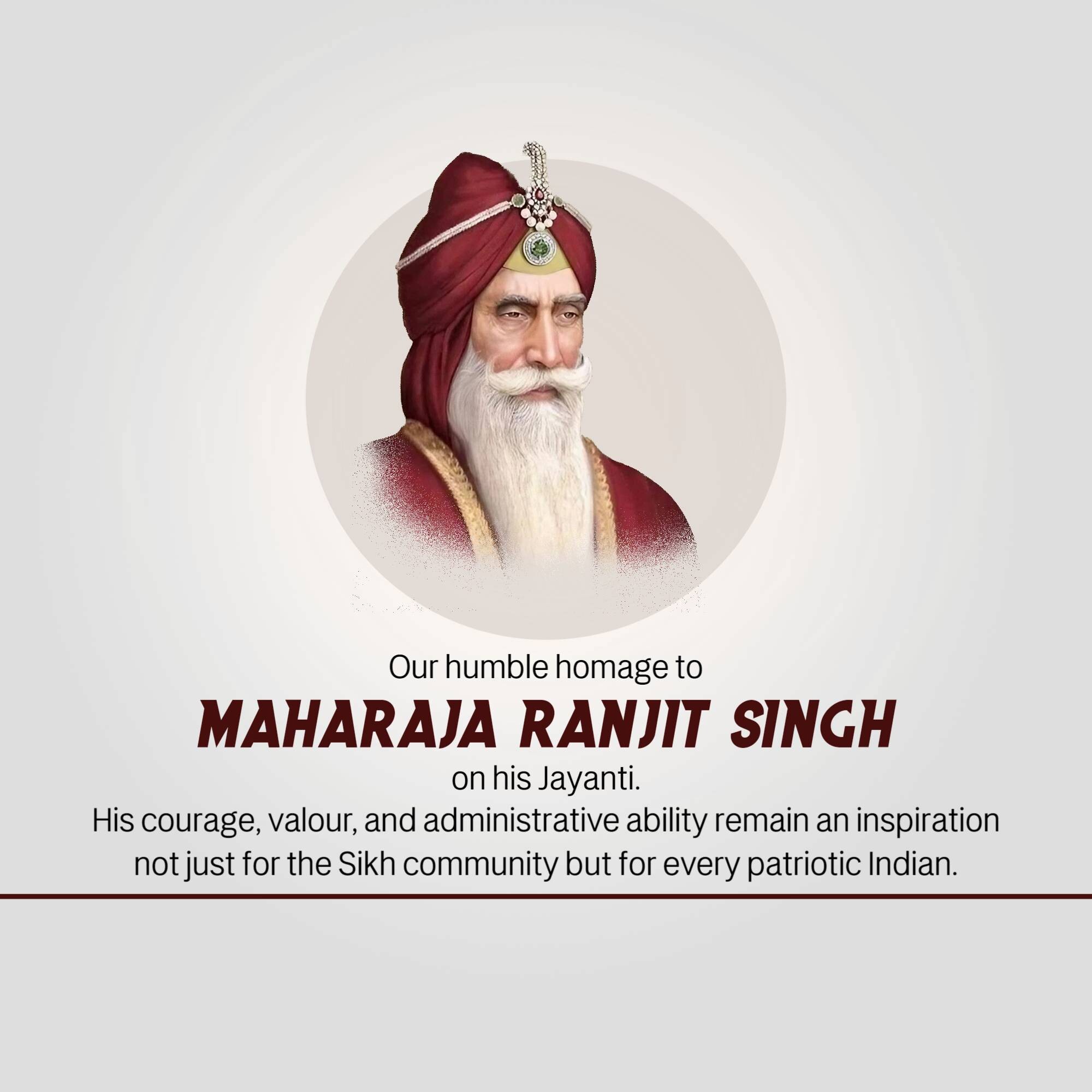 Maharaja Ranjit Singh Jayanti