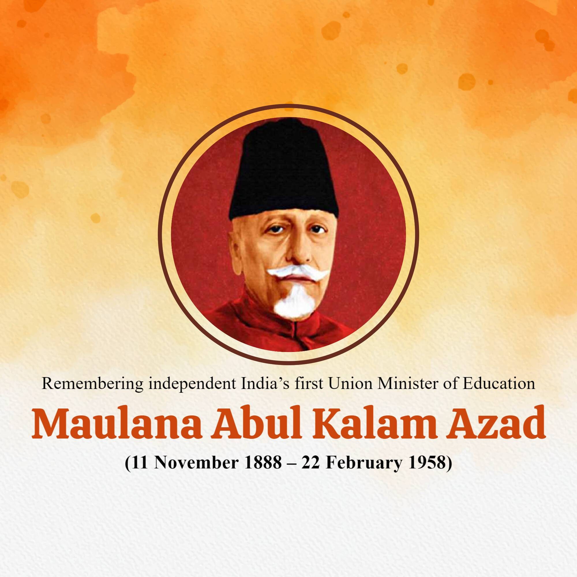 Abul Kalam Azad Birth Anniversary