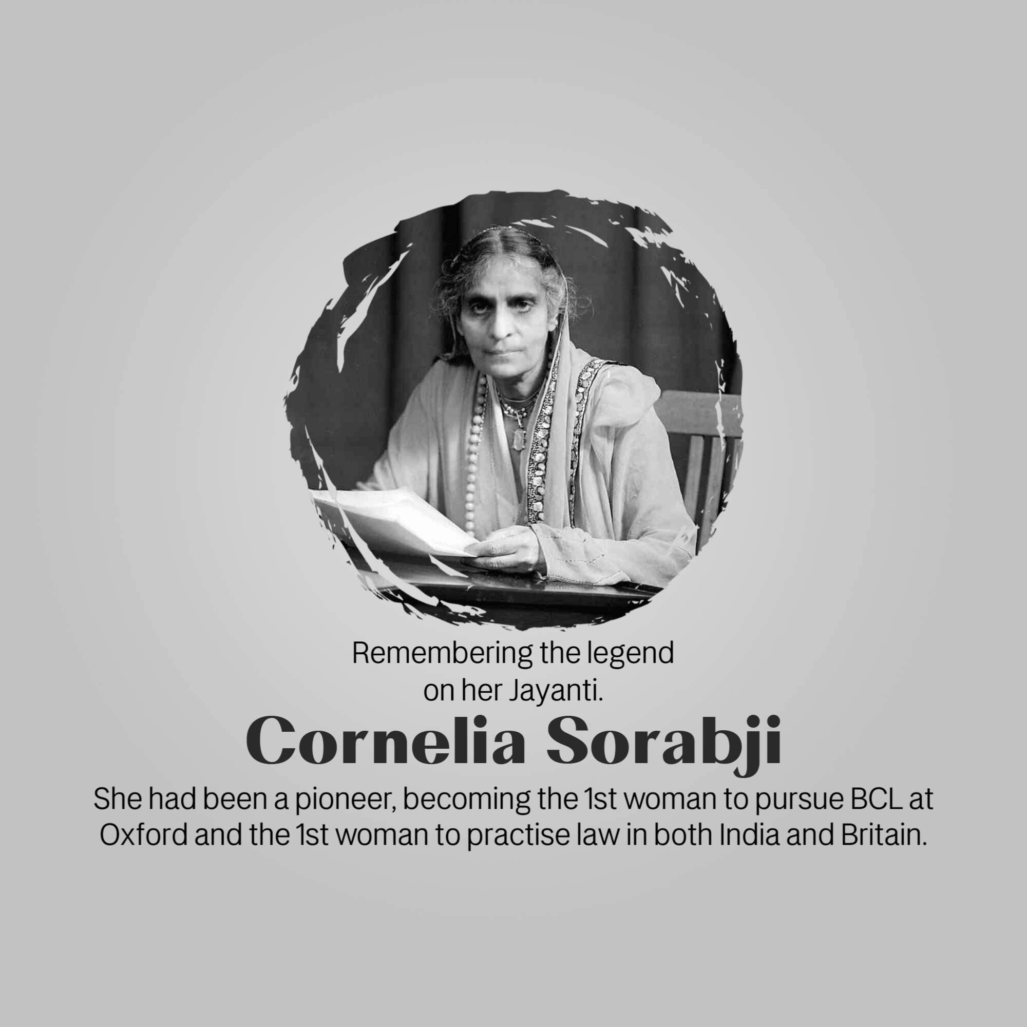 Cornelia Sorabji Jayanti