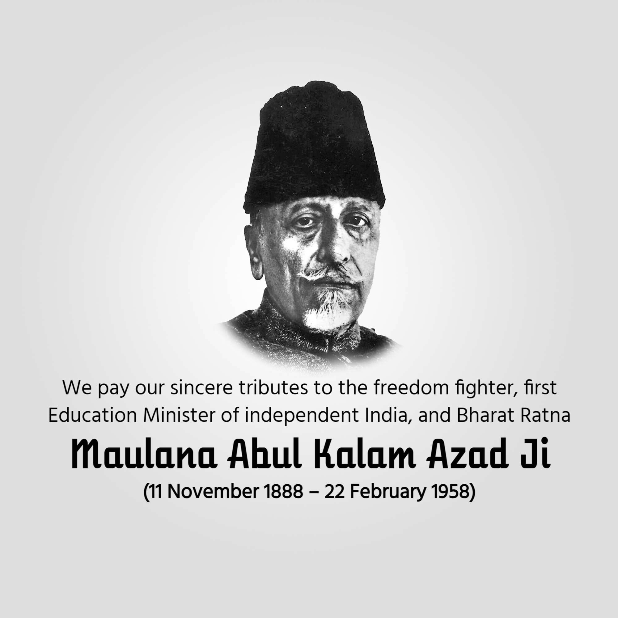 Abul Kalam Azad Birth Anniversary