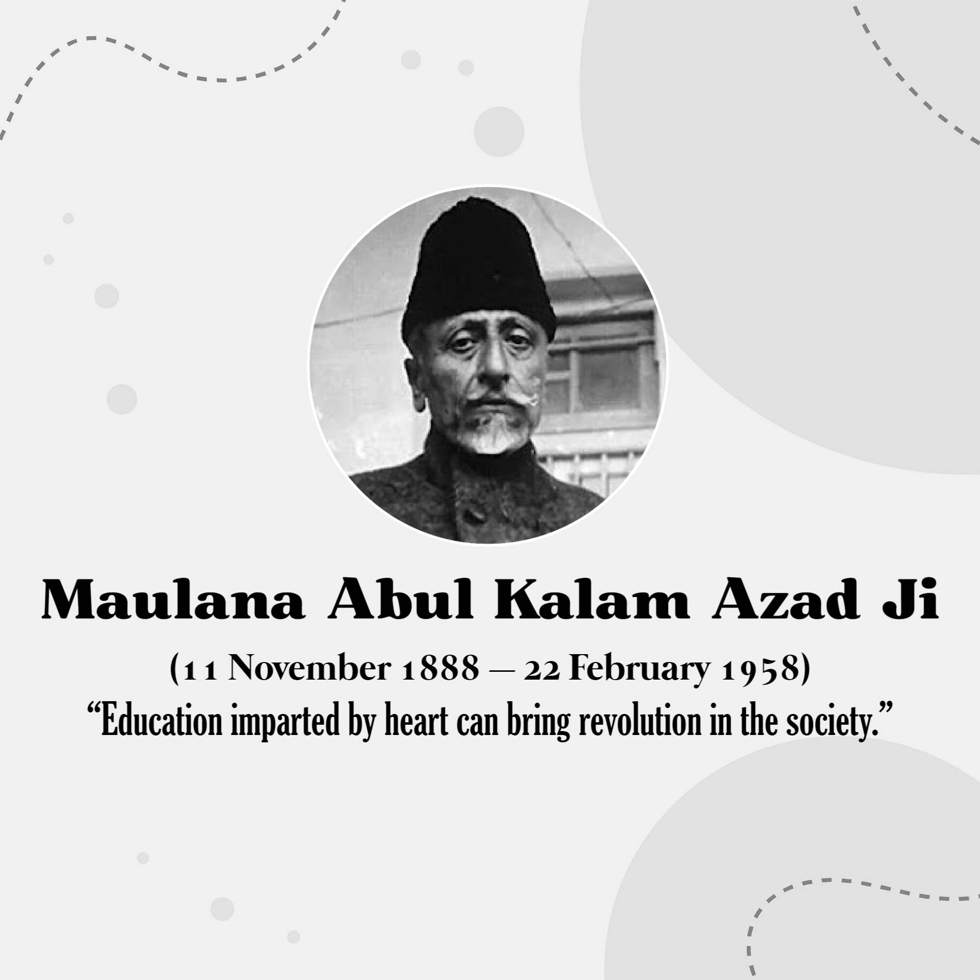 Abul Kalam Azad Birth Anniversary