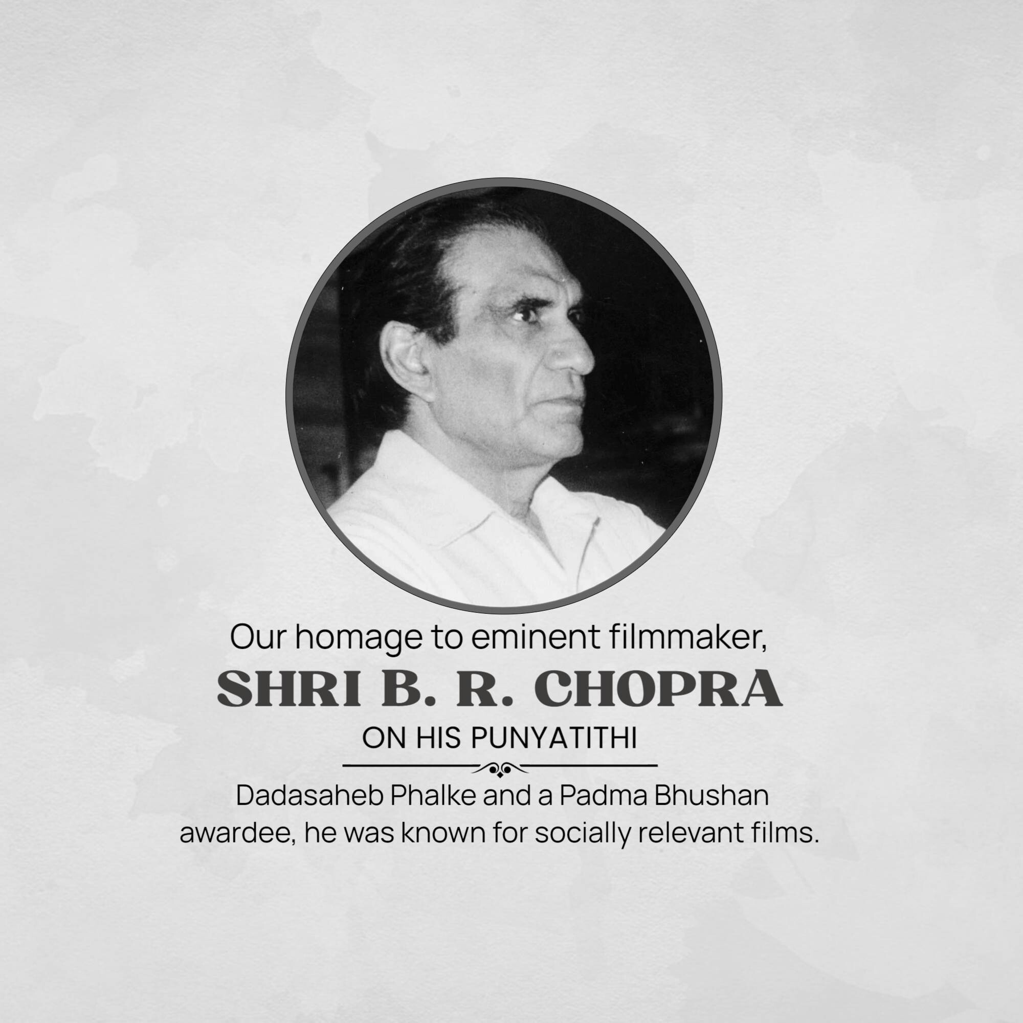 B. R. Chopra Punyatithi