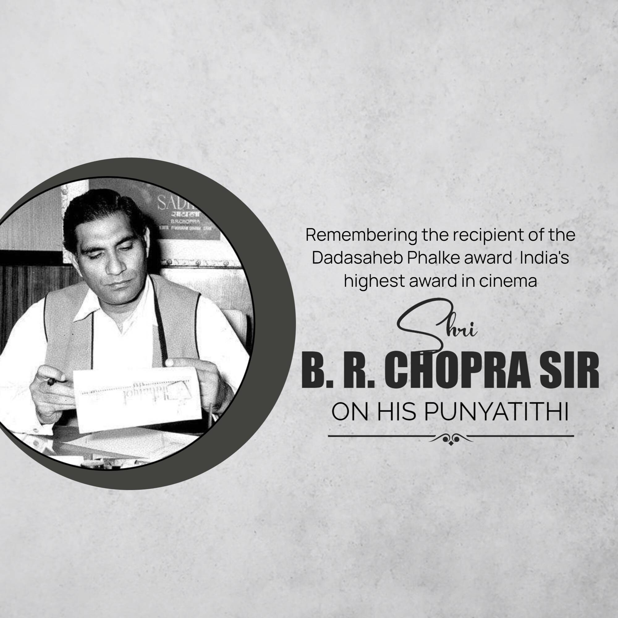 B. R. Chopra Punyatithi