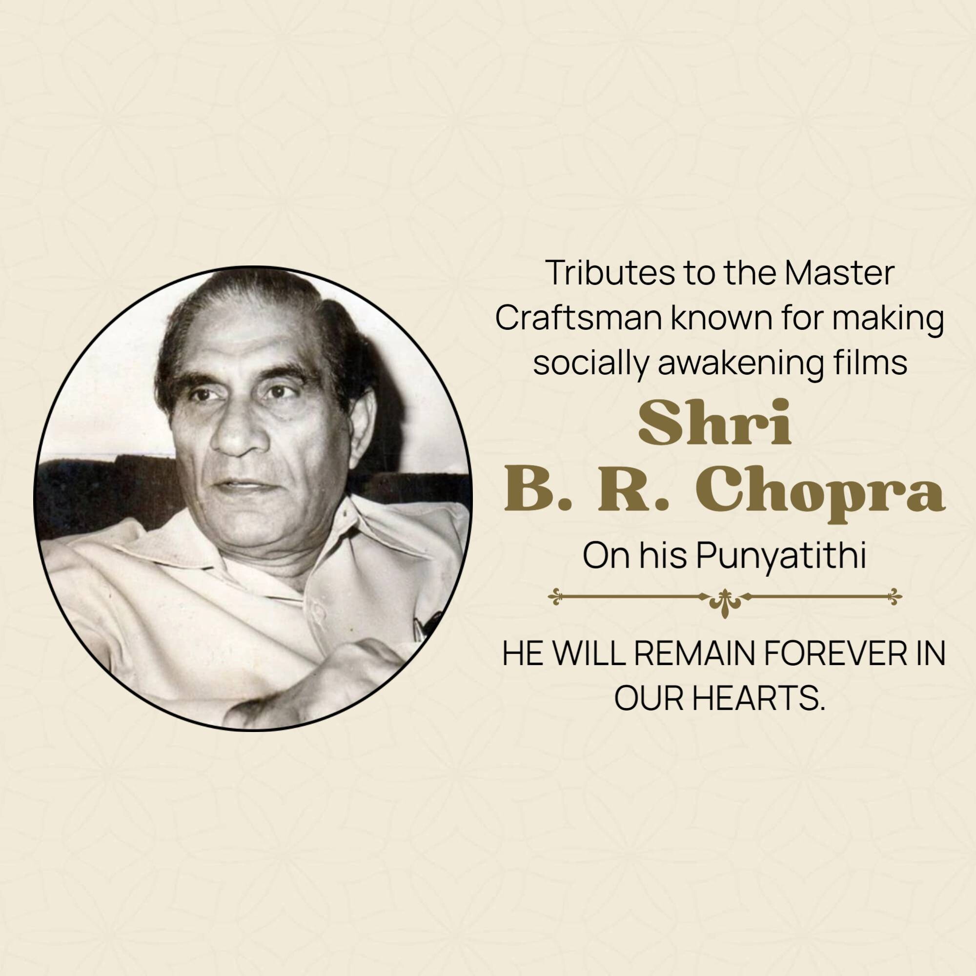 B. R. Chopra Punyatithi