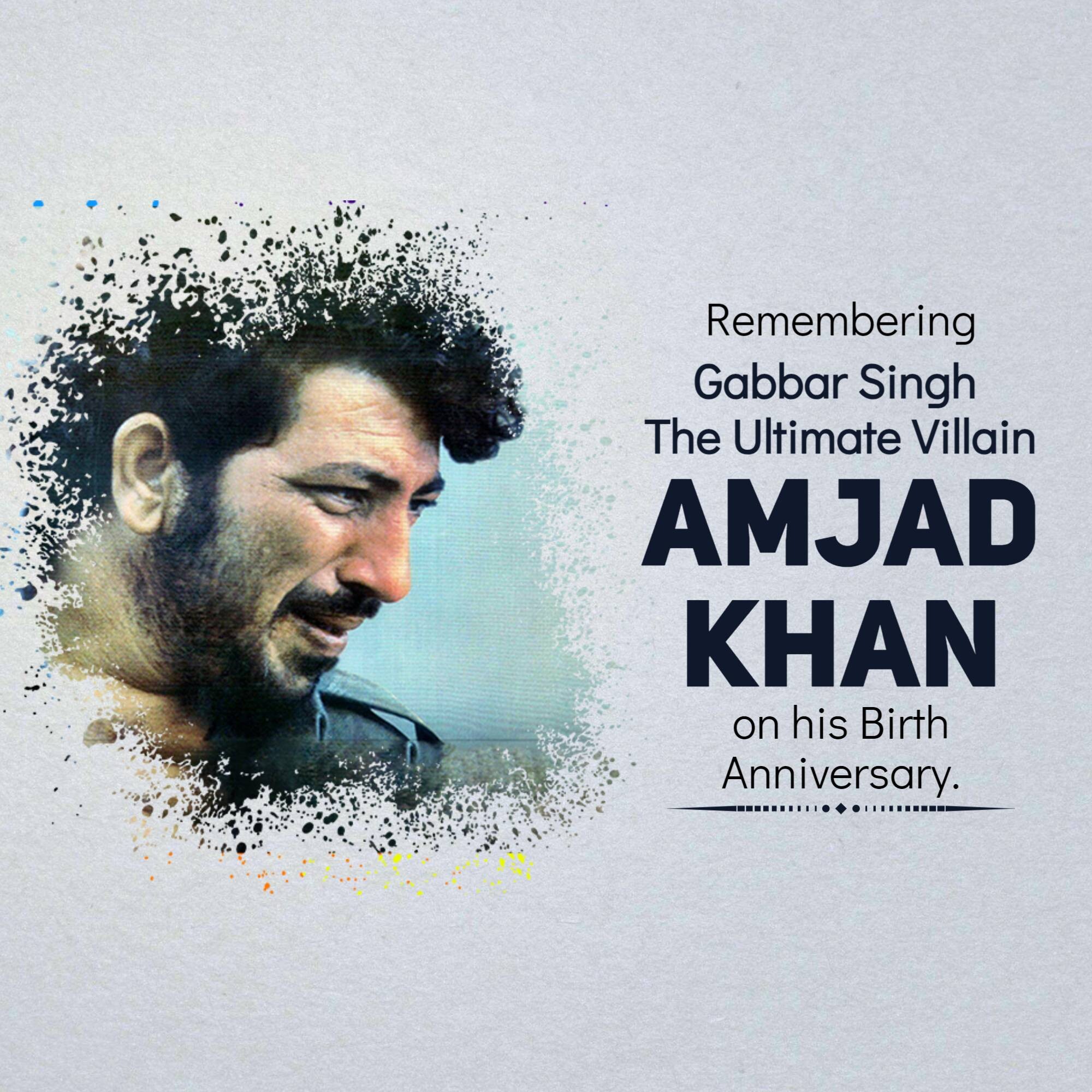 Amjad Khan Jayanti
