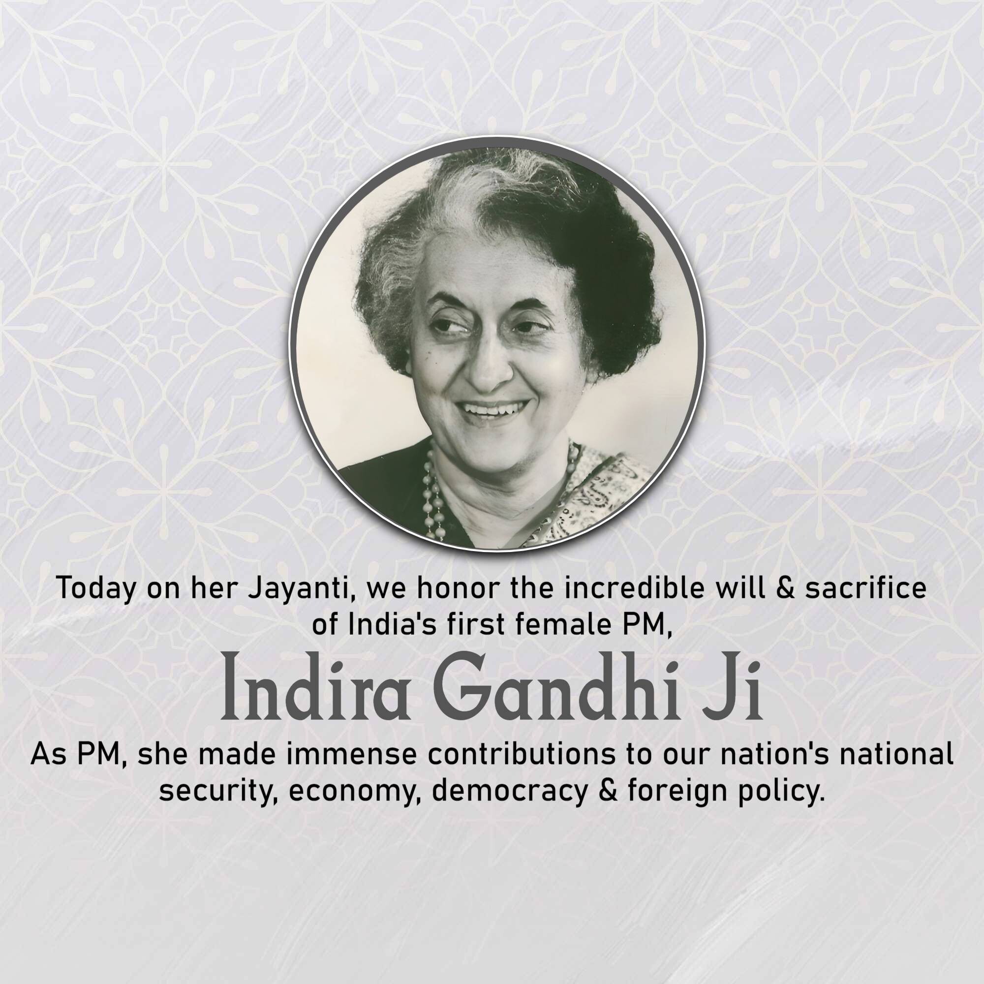 Indira Gandhi Jayanti