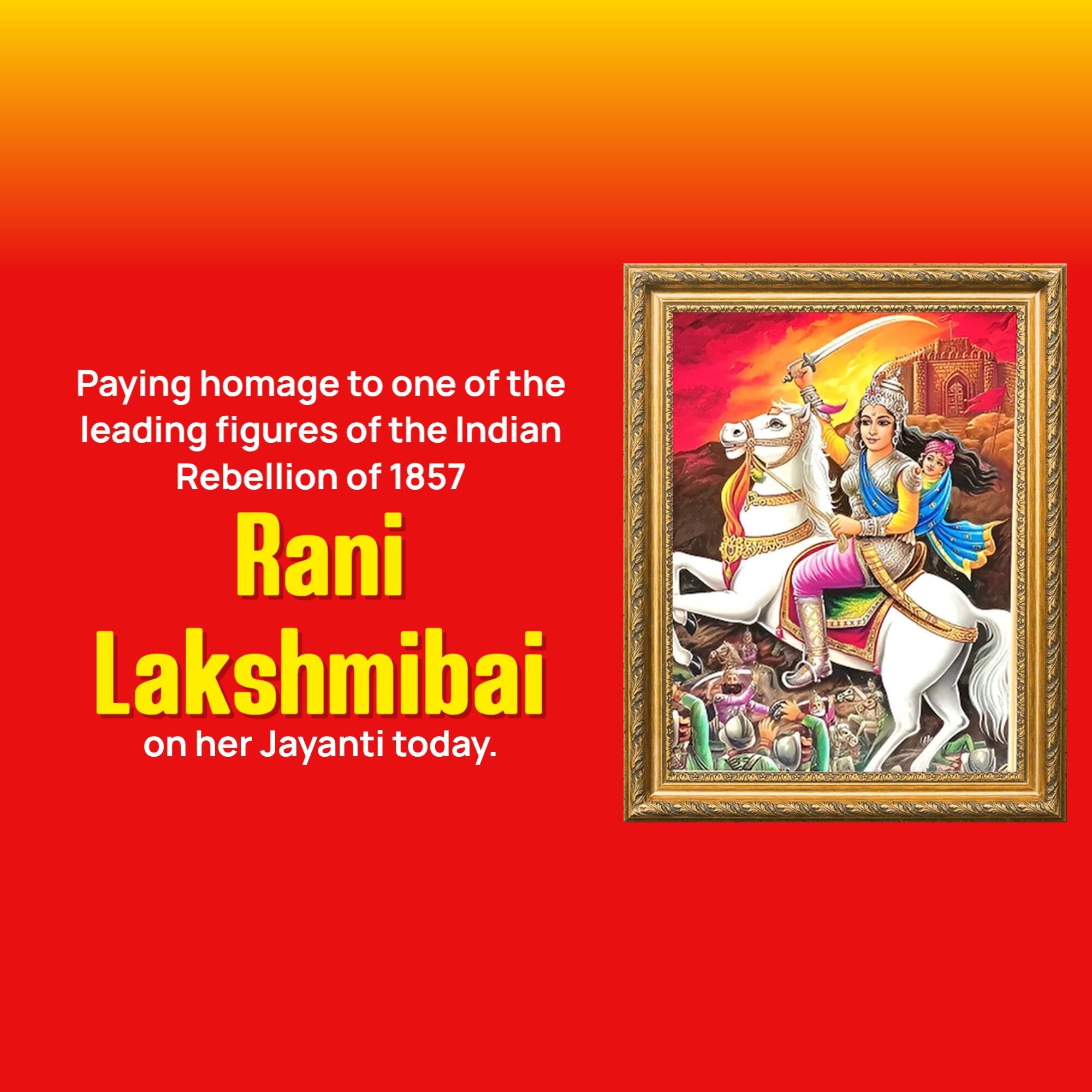 Rani of Jhansi Janm Jayanti