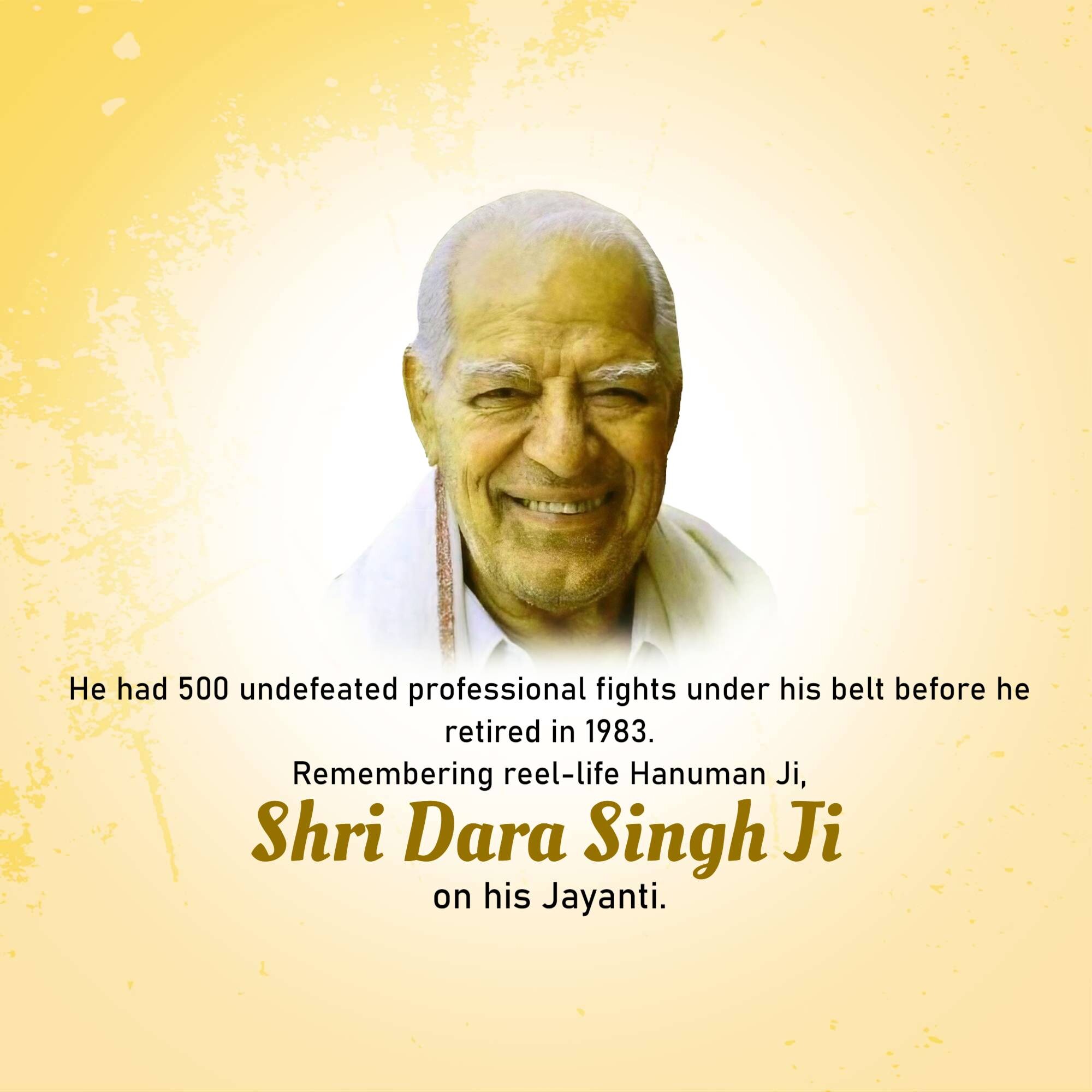 Dara Singh Jayanti