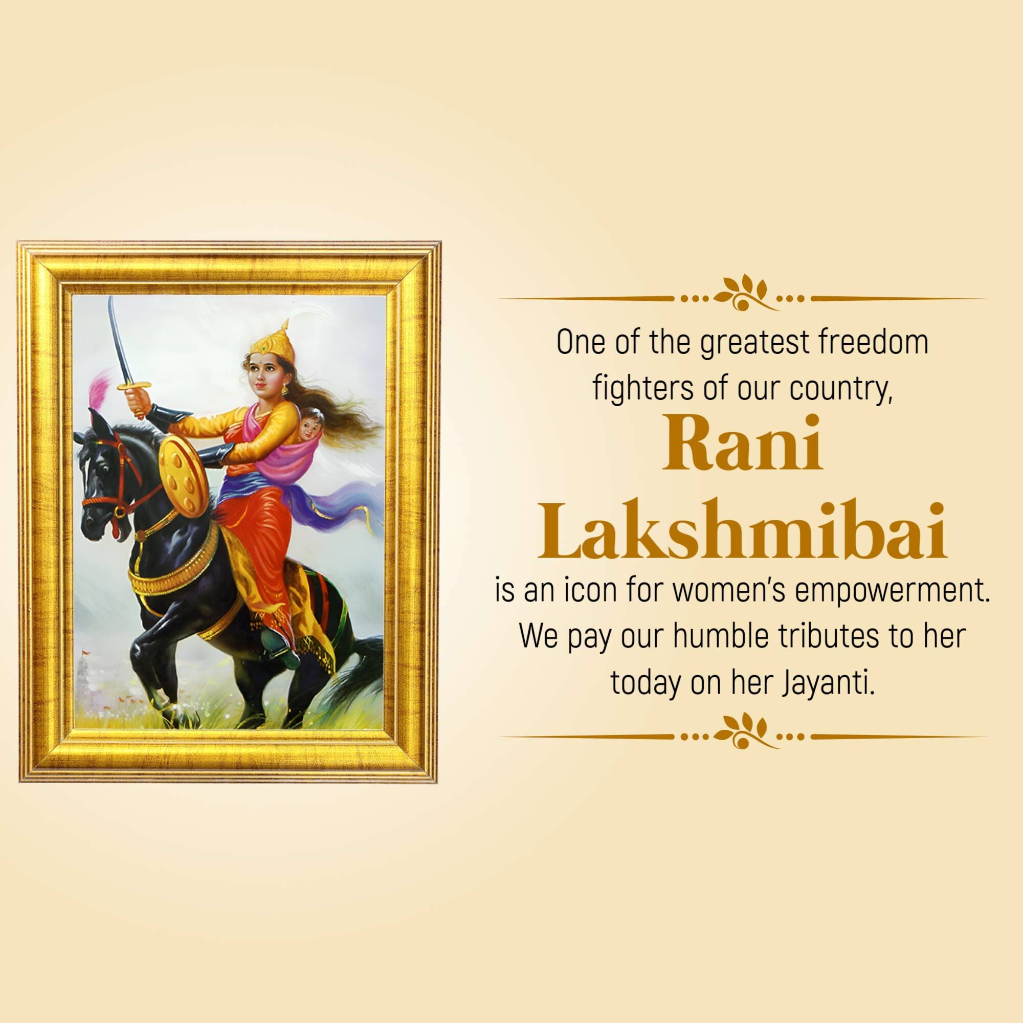 Rani of Jhansi Janm Jayanti