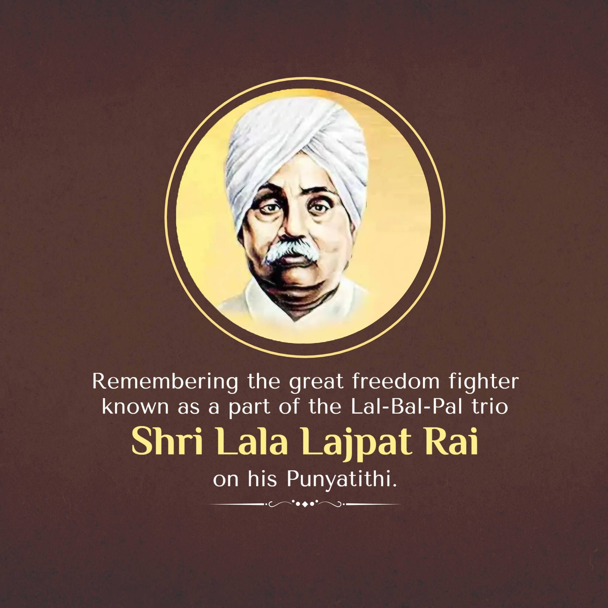 Lala Lajpat Rai Punyatithi