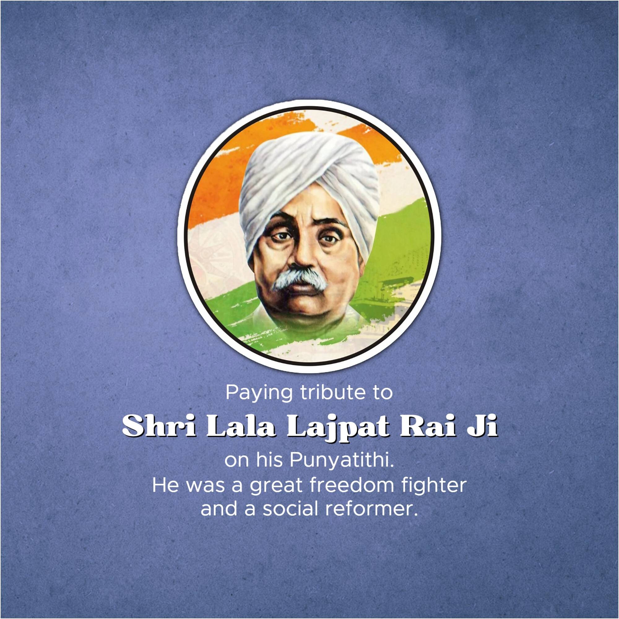 Lala Lajpat Rai Punyatithi