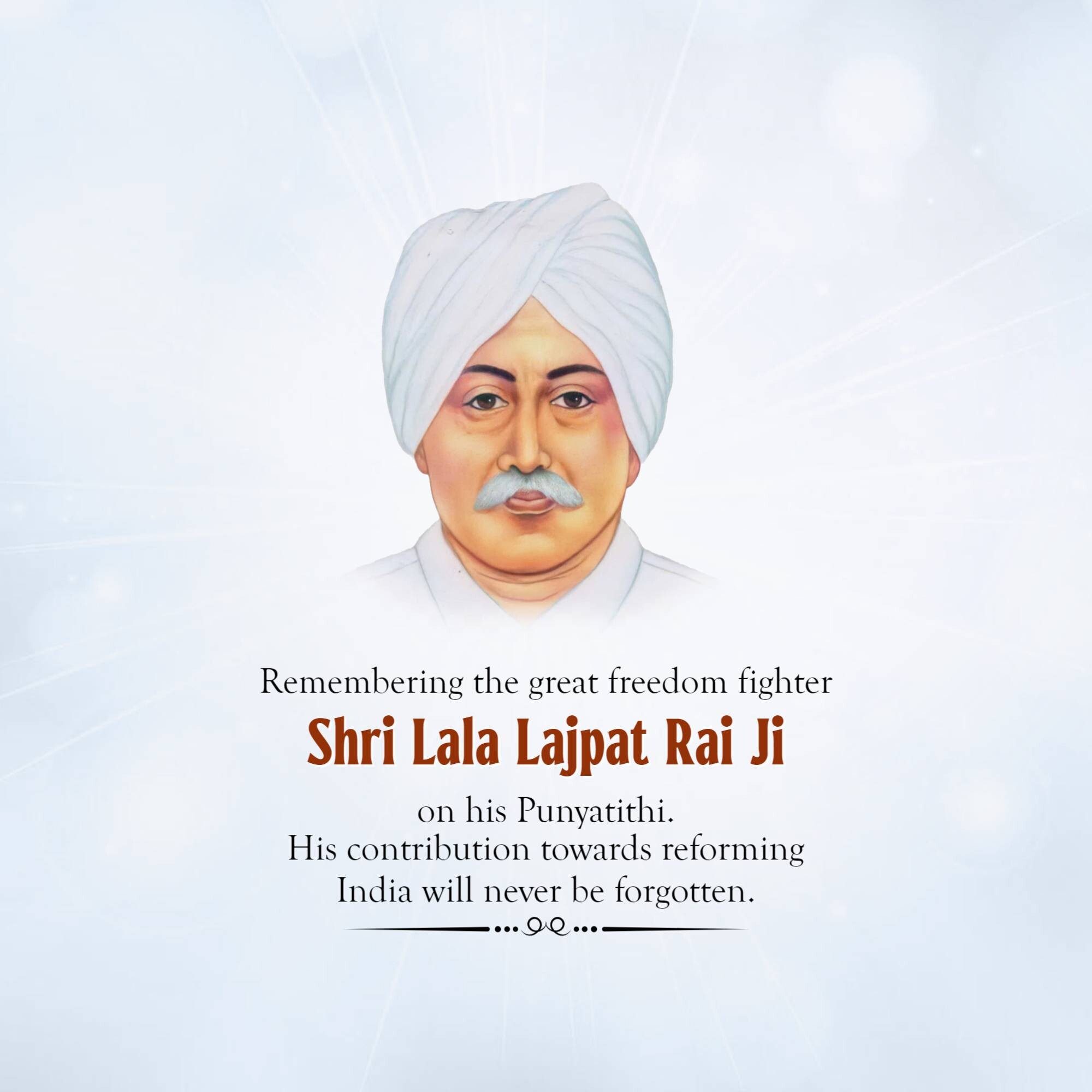 Lala Lajpat Rai Punyatithi