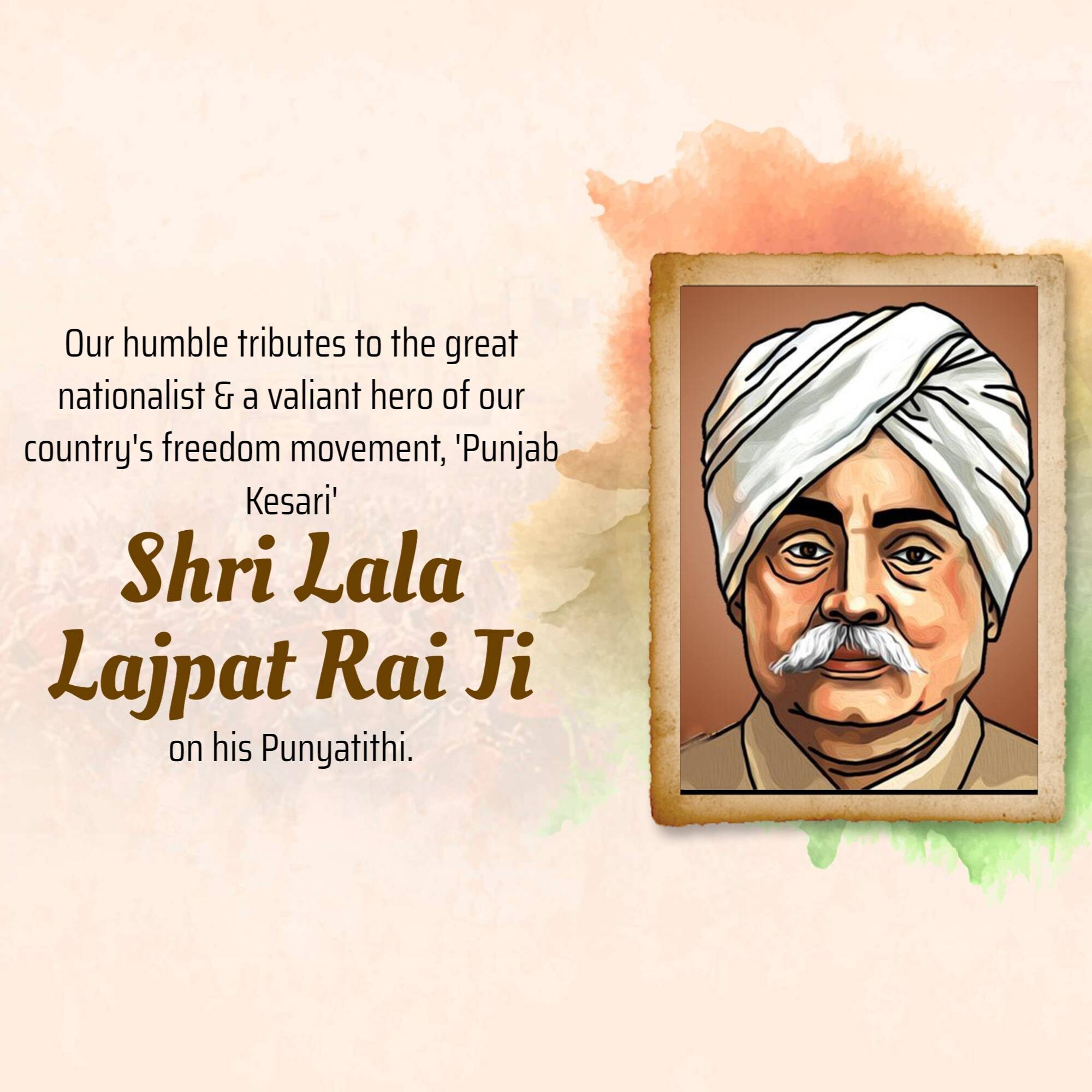 Lala Lajpat Rai Punyatithi