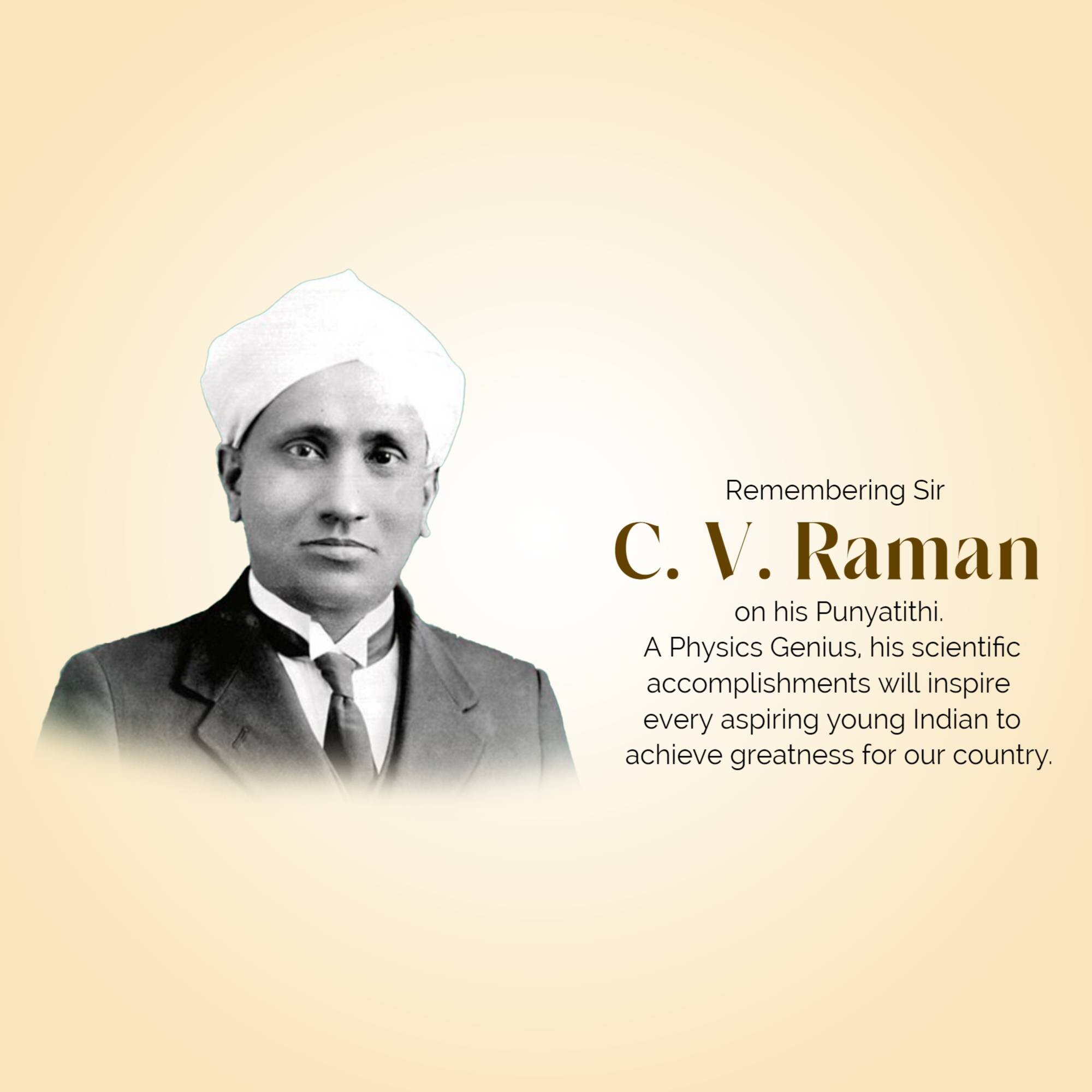 C. V. Raman Punyatithi