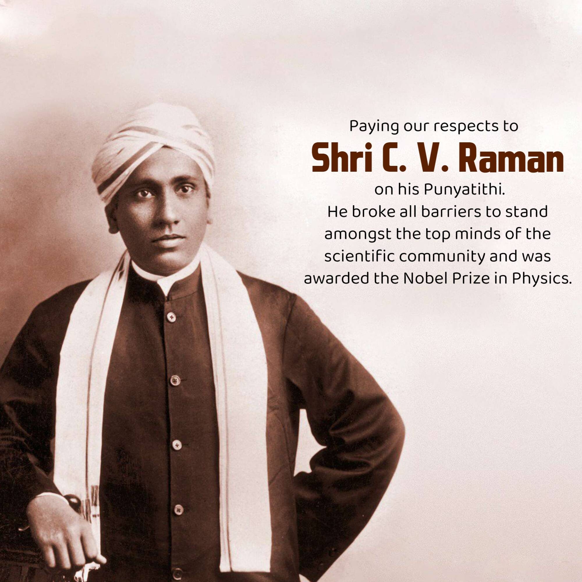 C. V. Raman Punyatithi