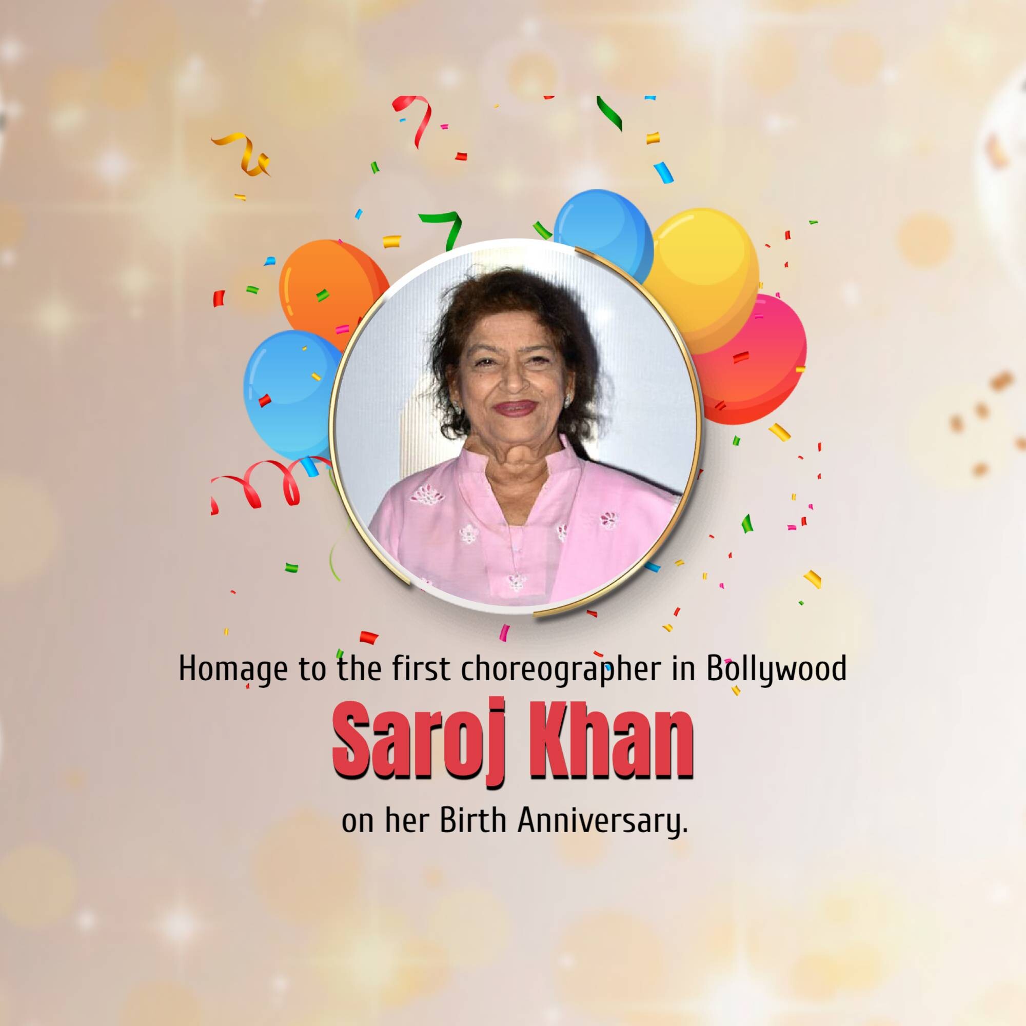 Saroj Khan Birth Anniversary