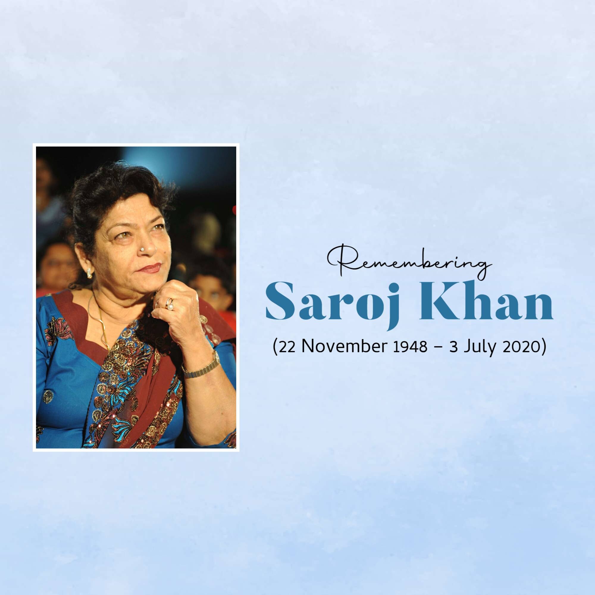 Saroj Khan Birth Anniversary