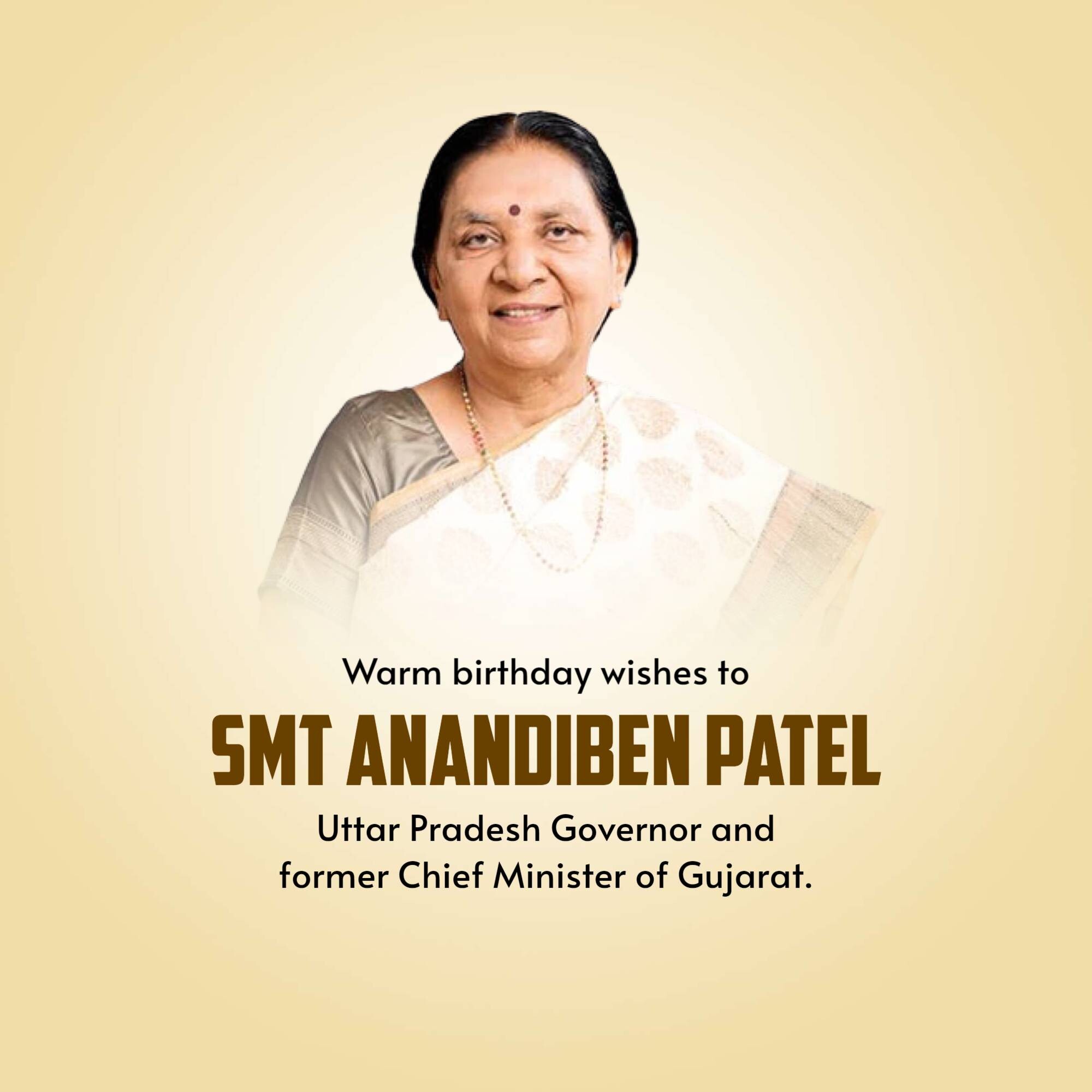 Anandiben Patel Birthday
