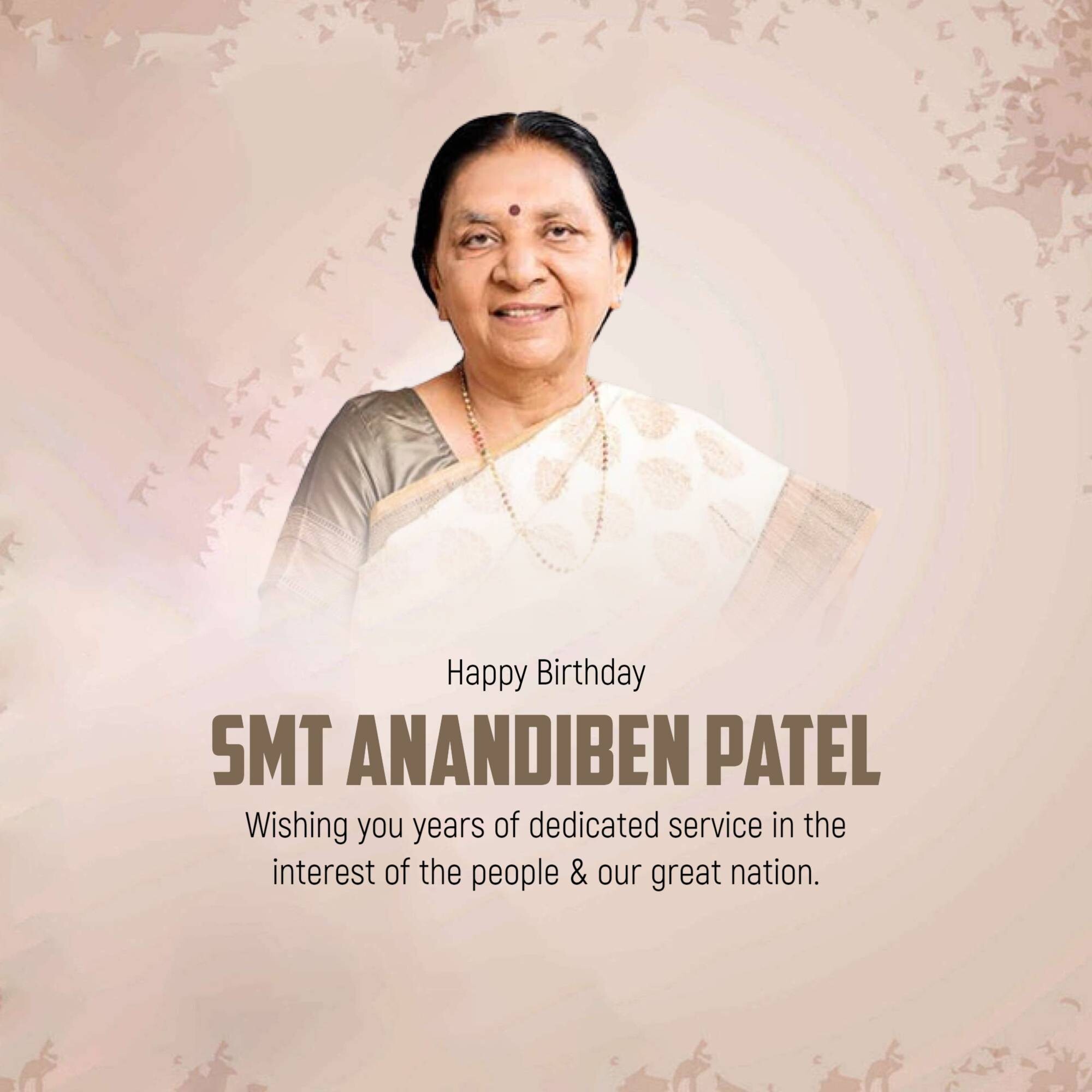 Anandiben Patel Birthday