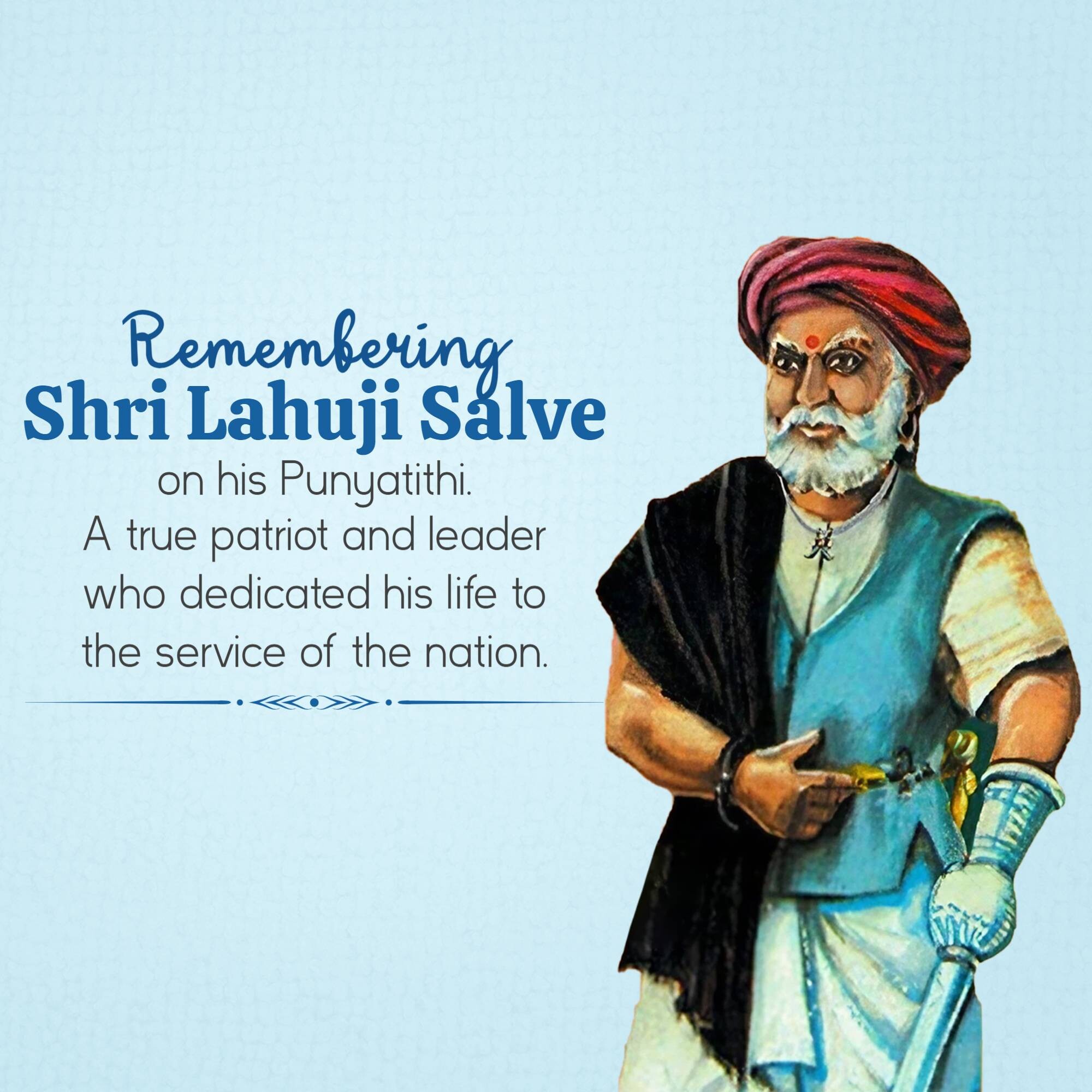 Lahuji Raghoji Salve Jayanti