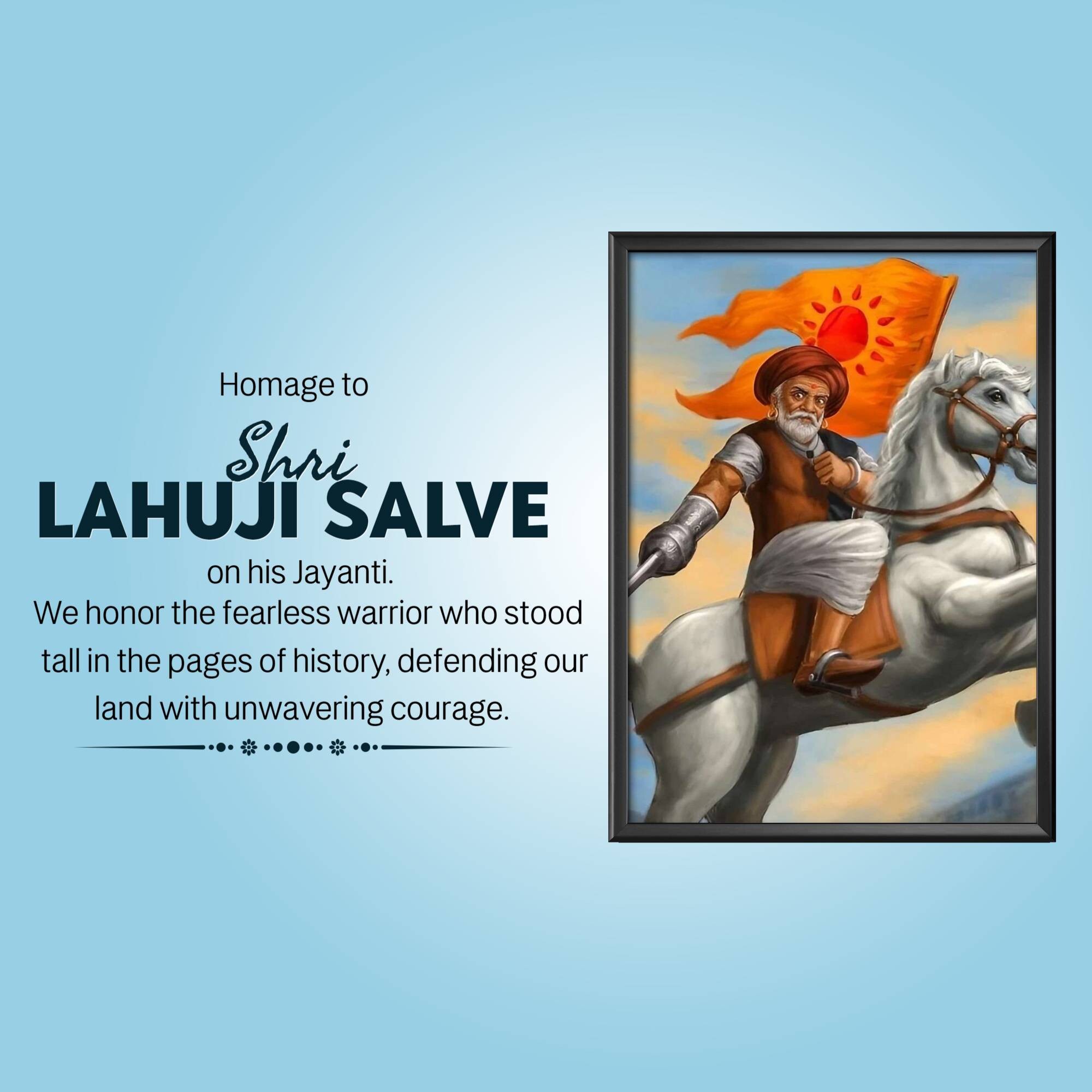 Lahuji Raghoji Salve Jayanti