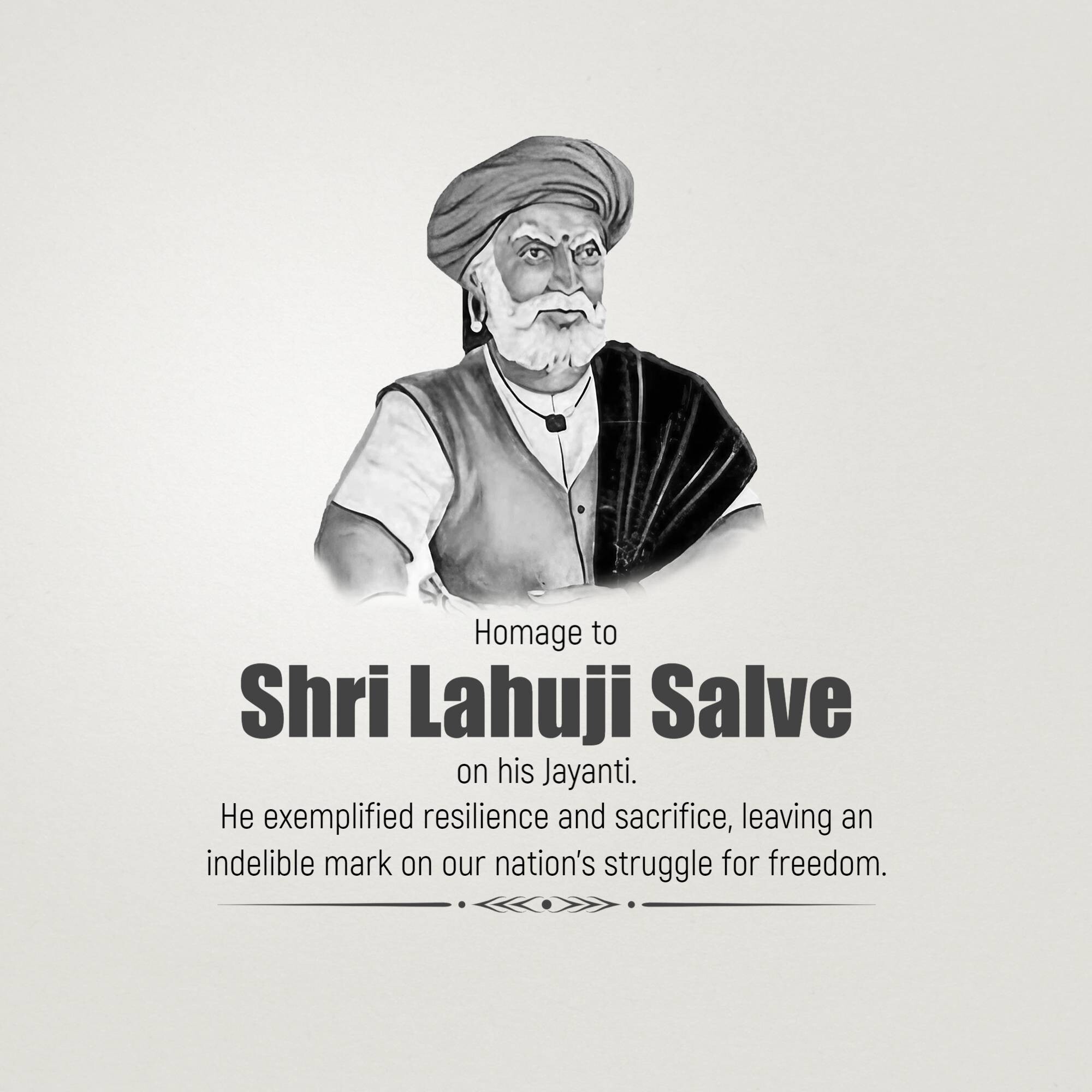 Lahuji Raghoji Salve Jayanti