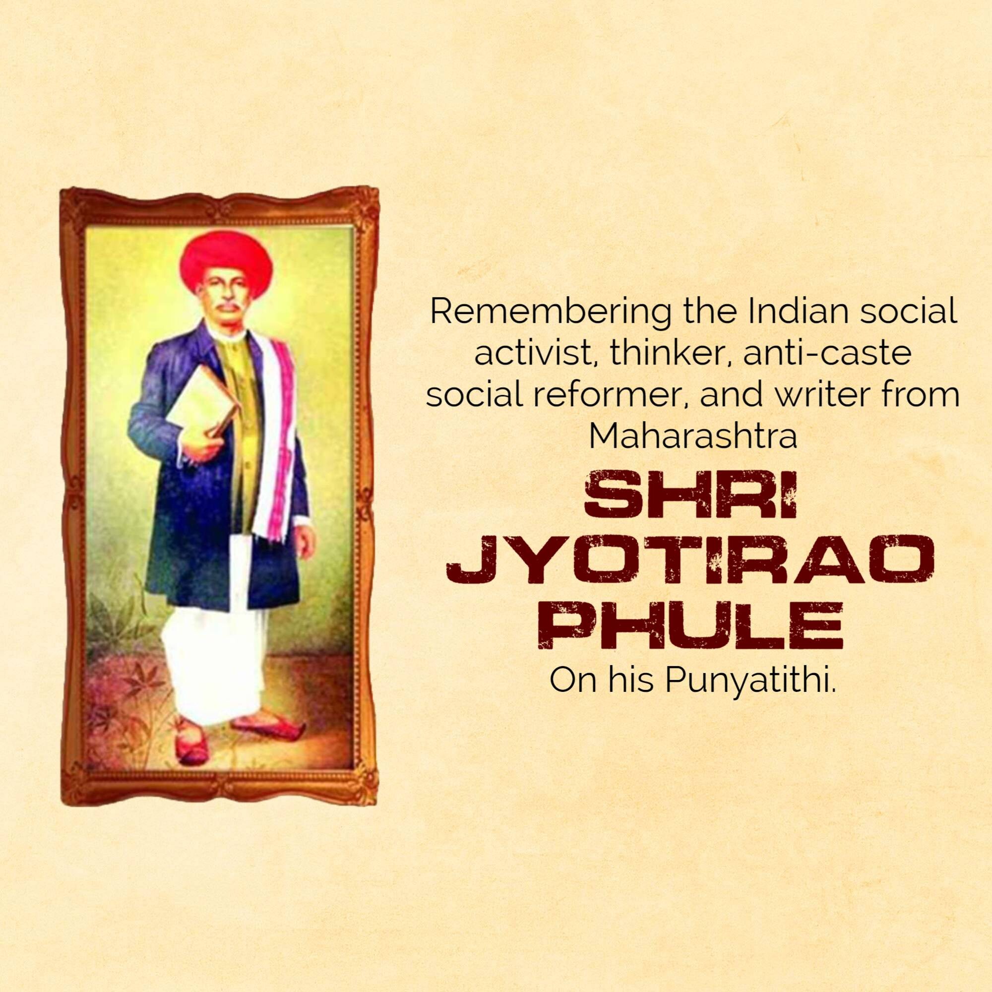 Jyotirao Phule Punyatithi