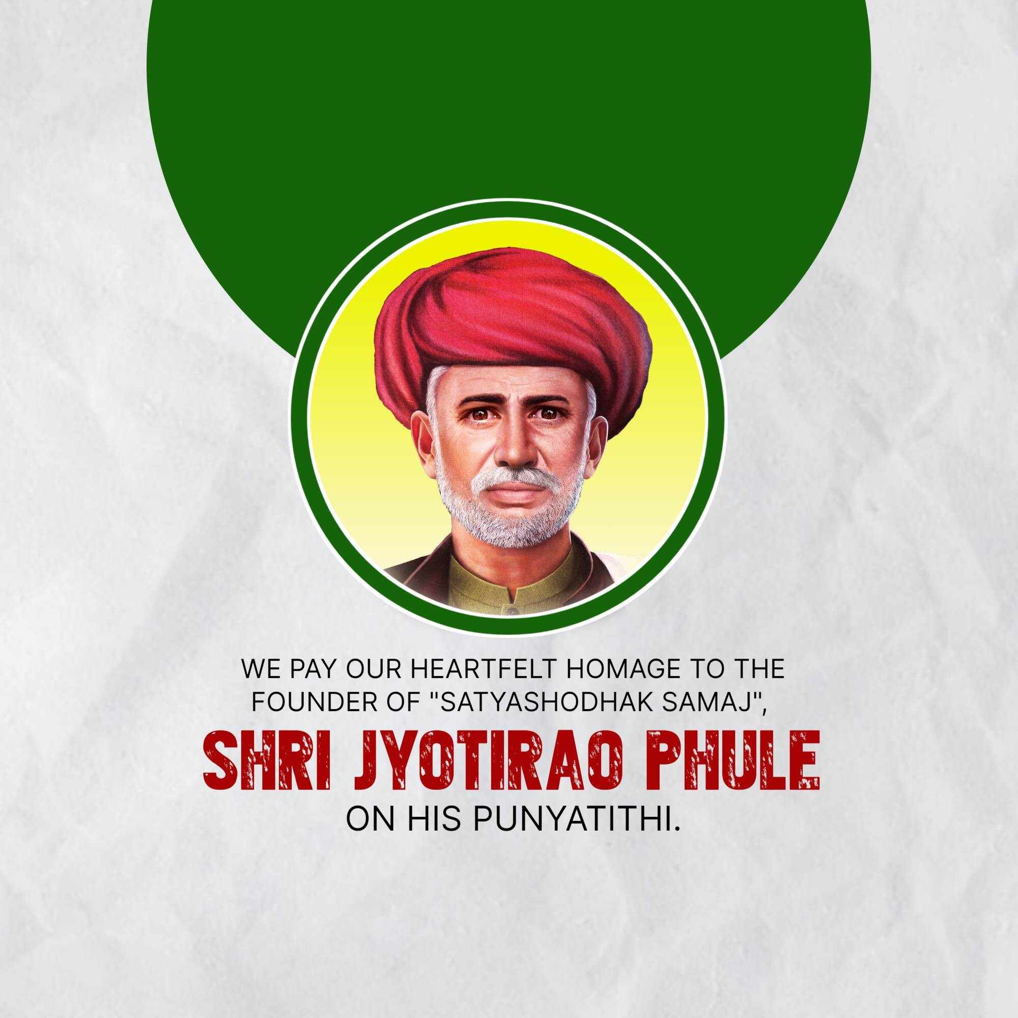 Jyotirao Phule Punyatithi