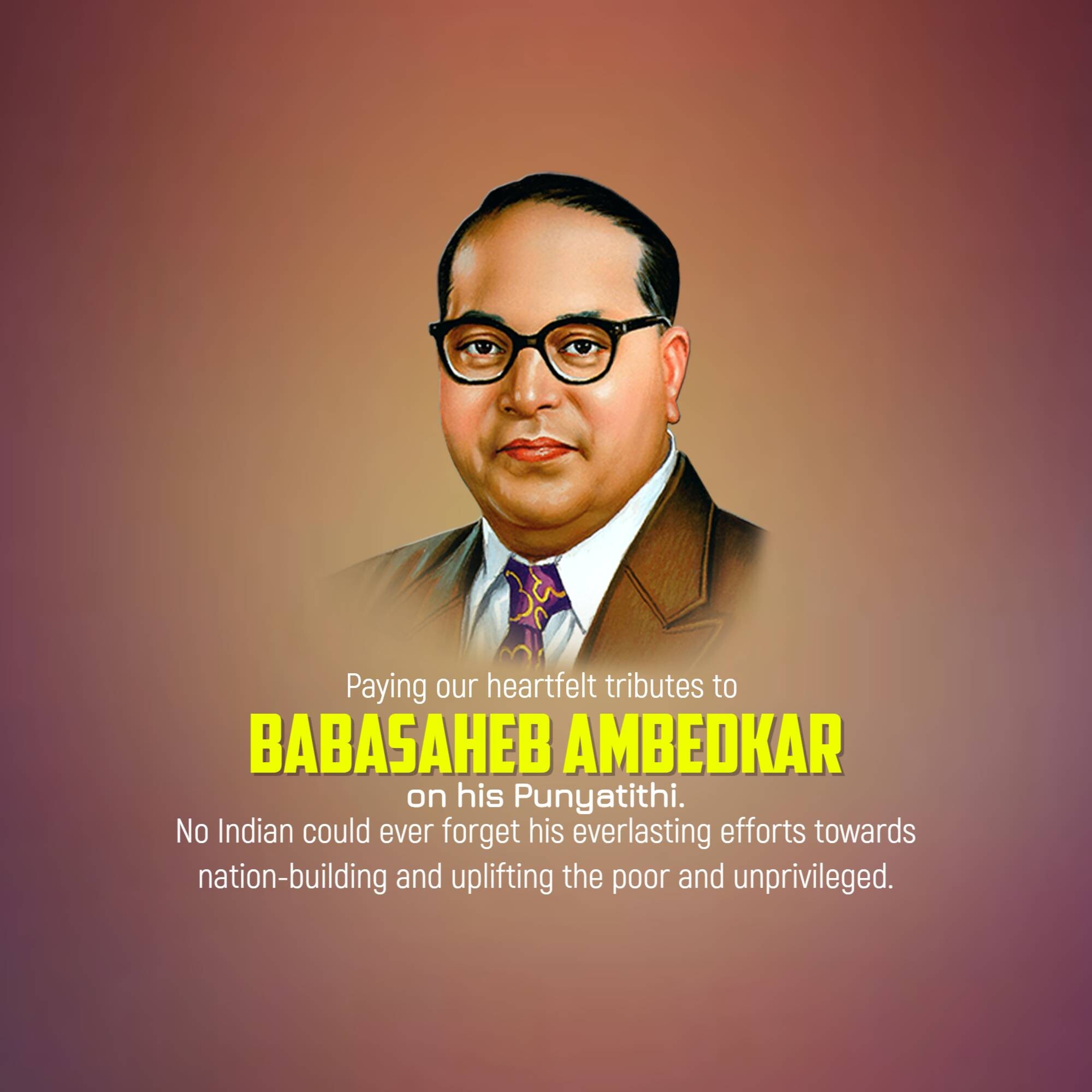 B R Ambedkar Punyatithi