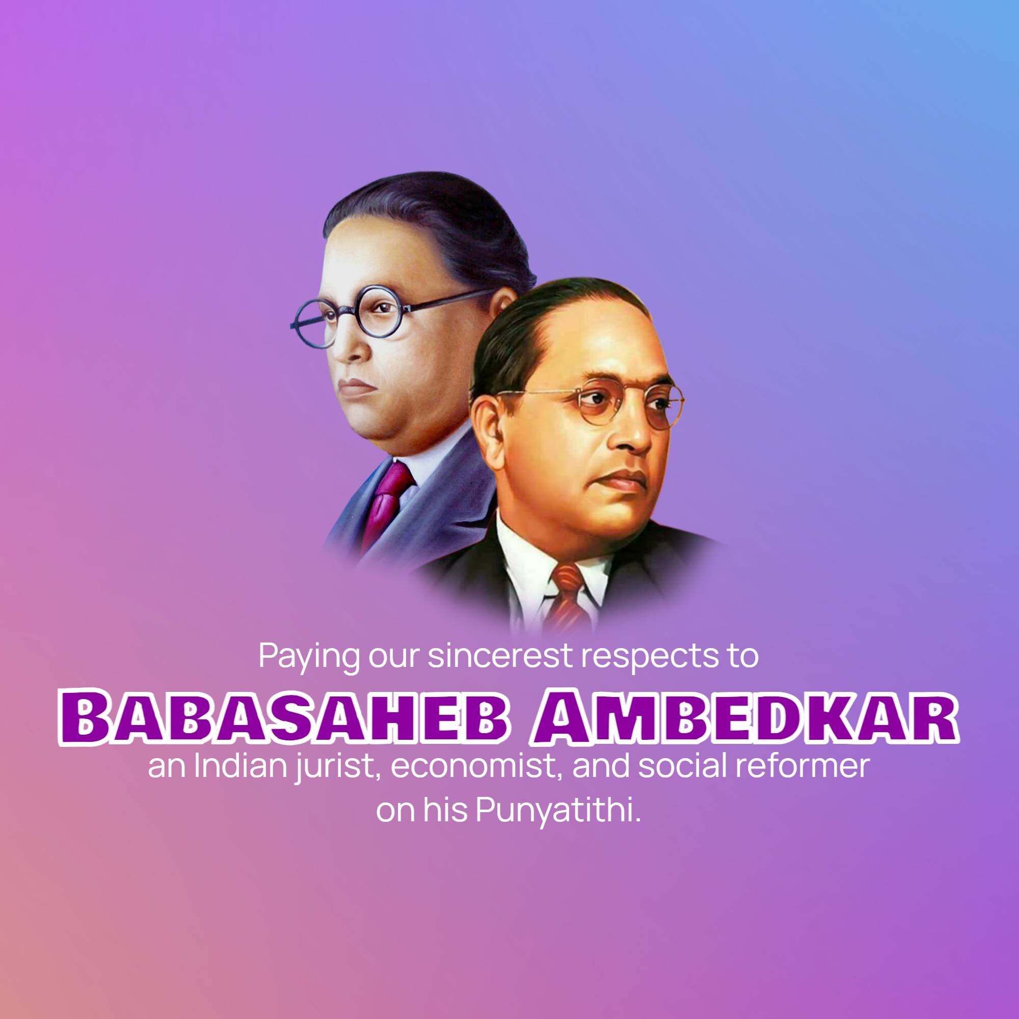 B R Ambedkar Punyatithi