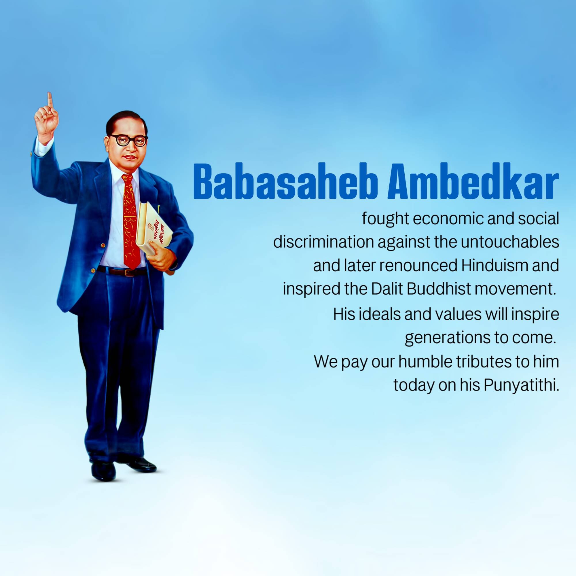 B R Ambedkar Punyatithi