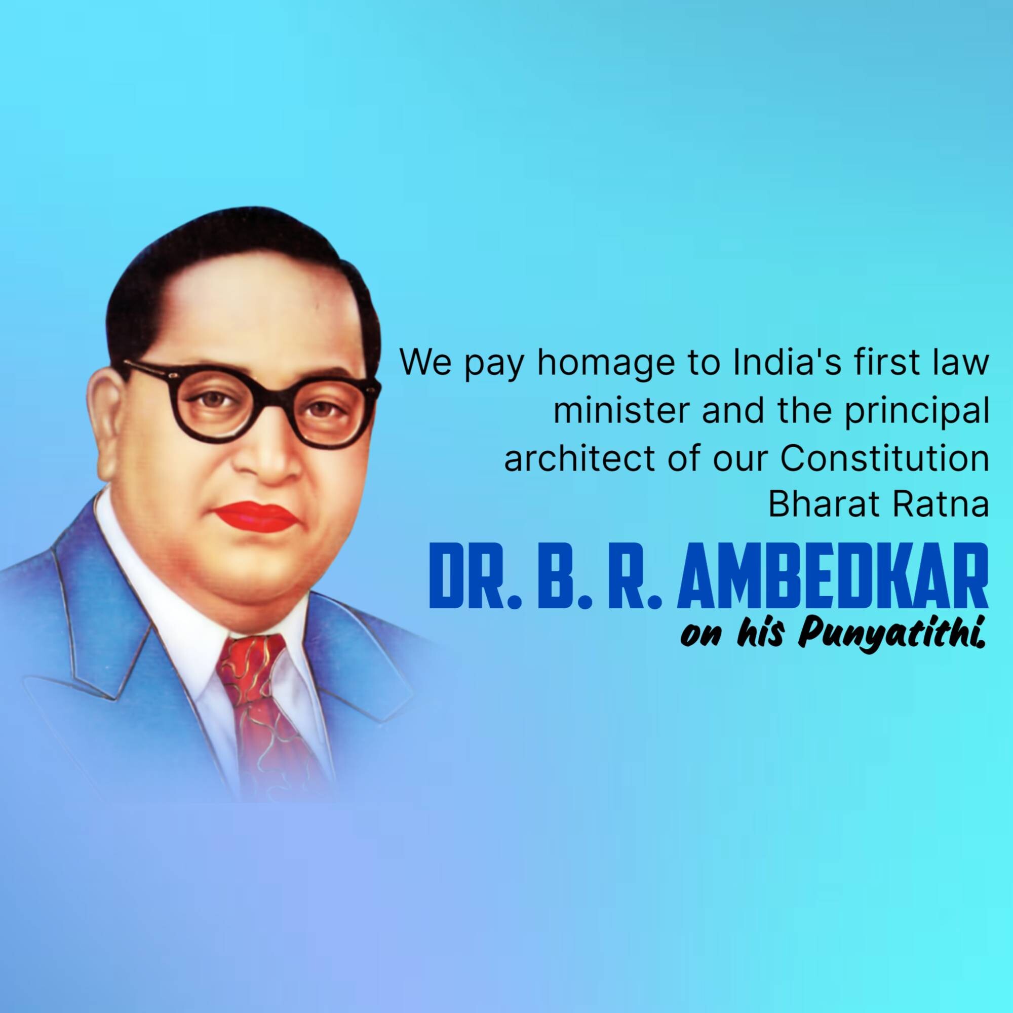 B R Ambedkar Punyatithi