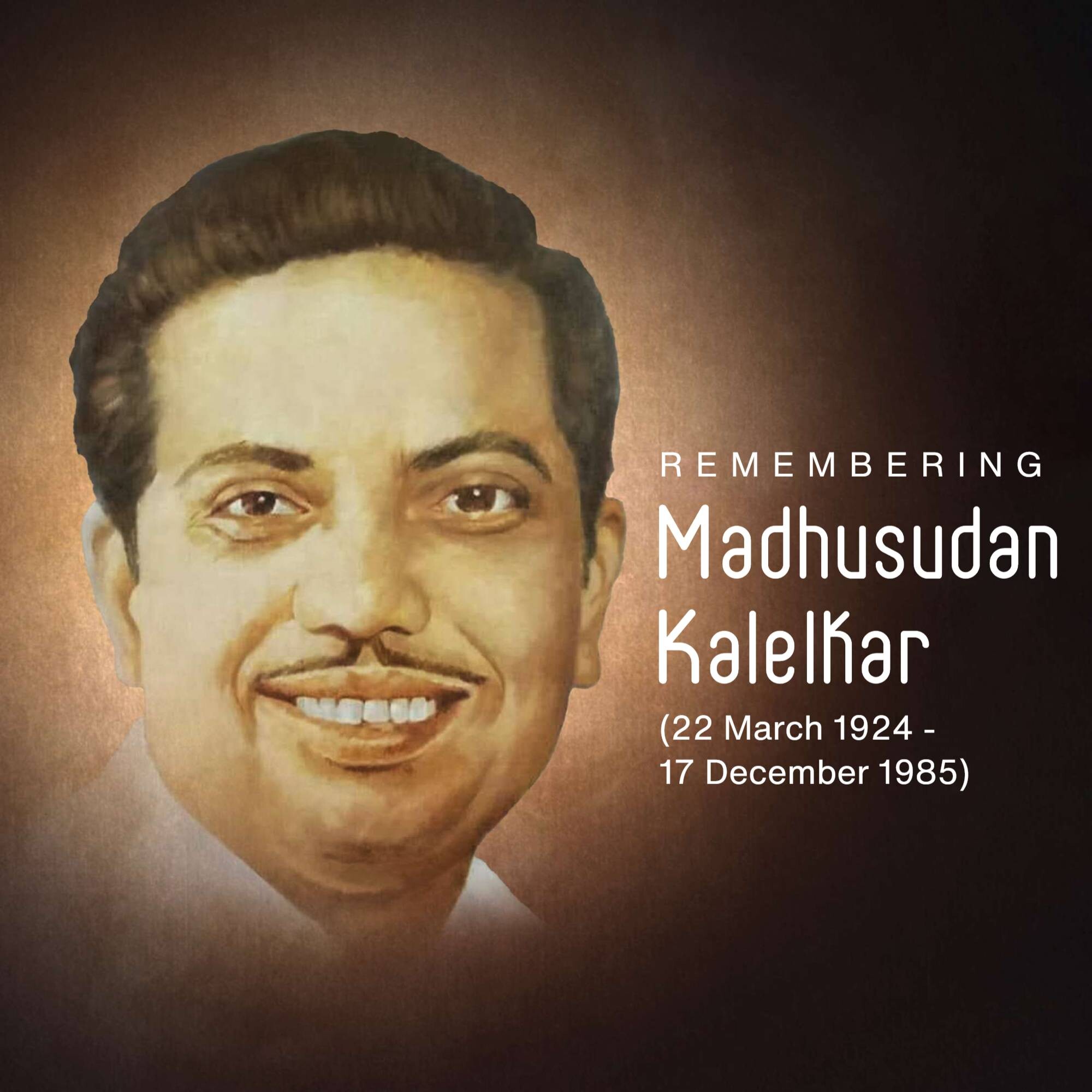 Madhusudan Kalelkar Punyatithi