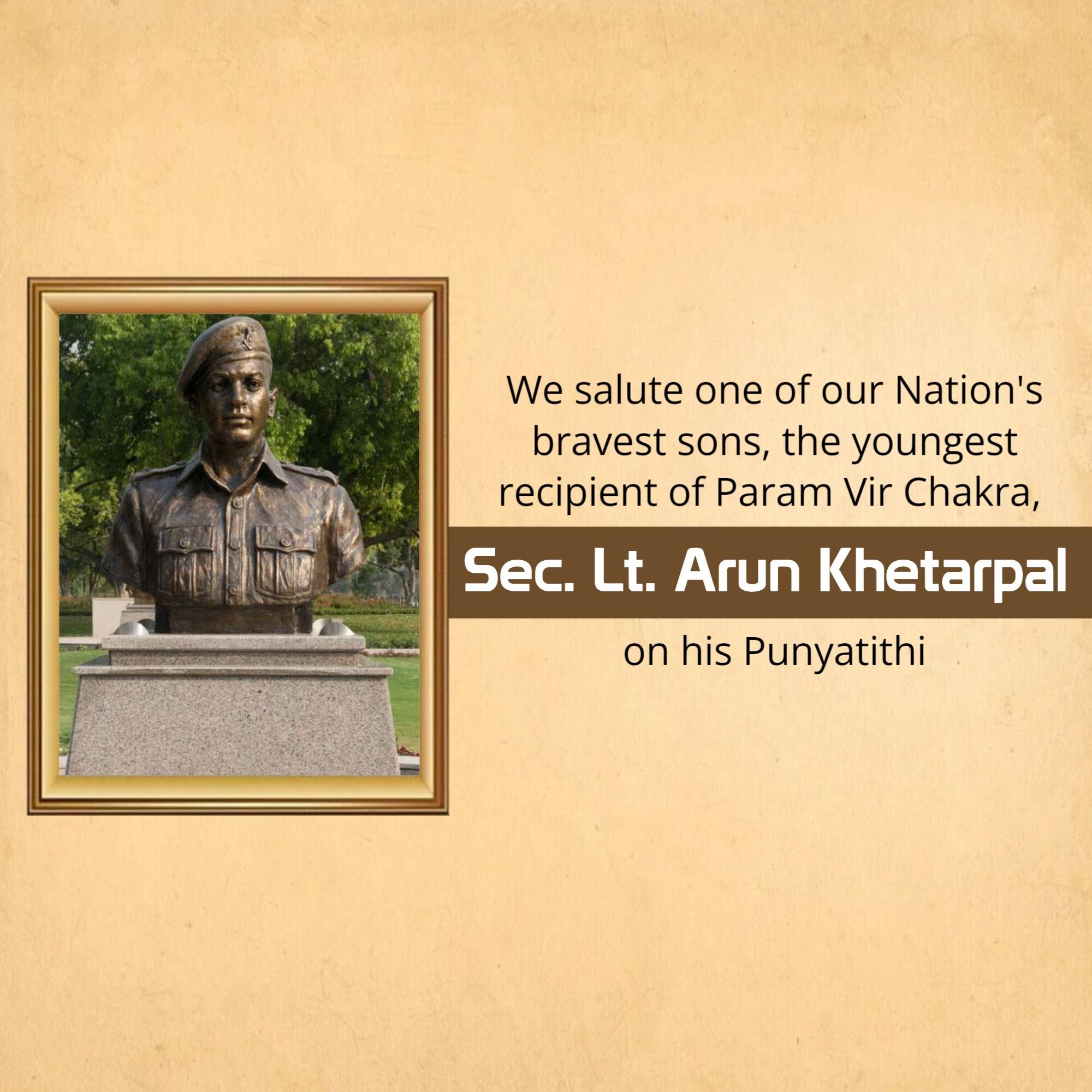 Arun Khetarpal Punyatithi