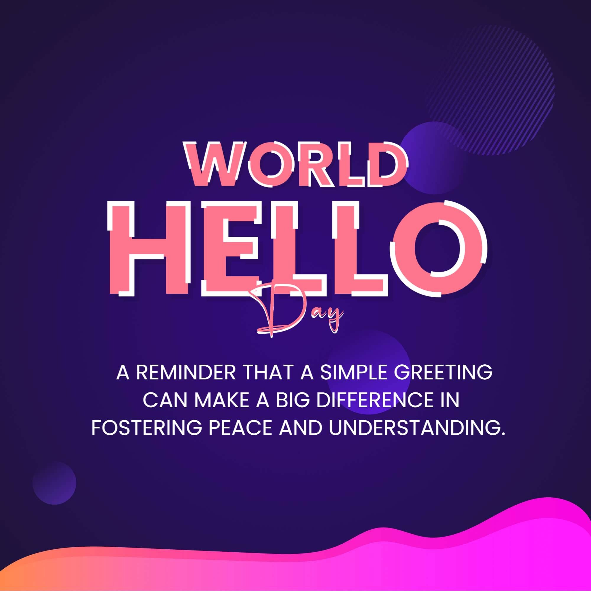 World Hello Day