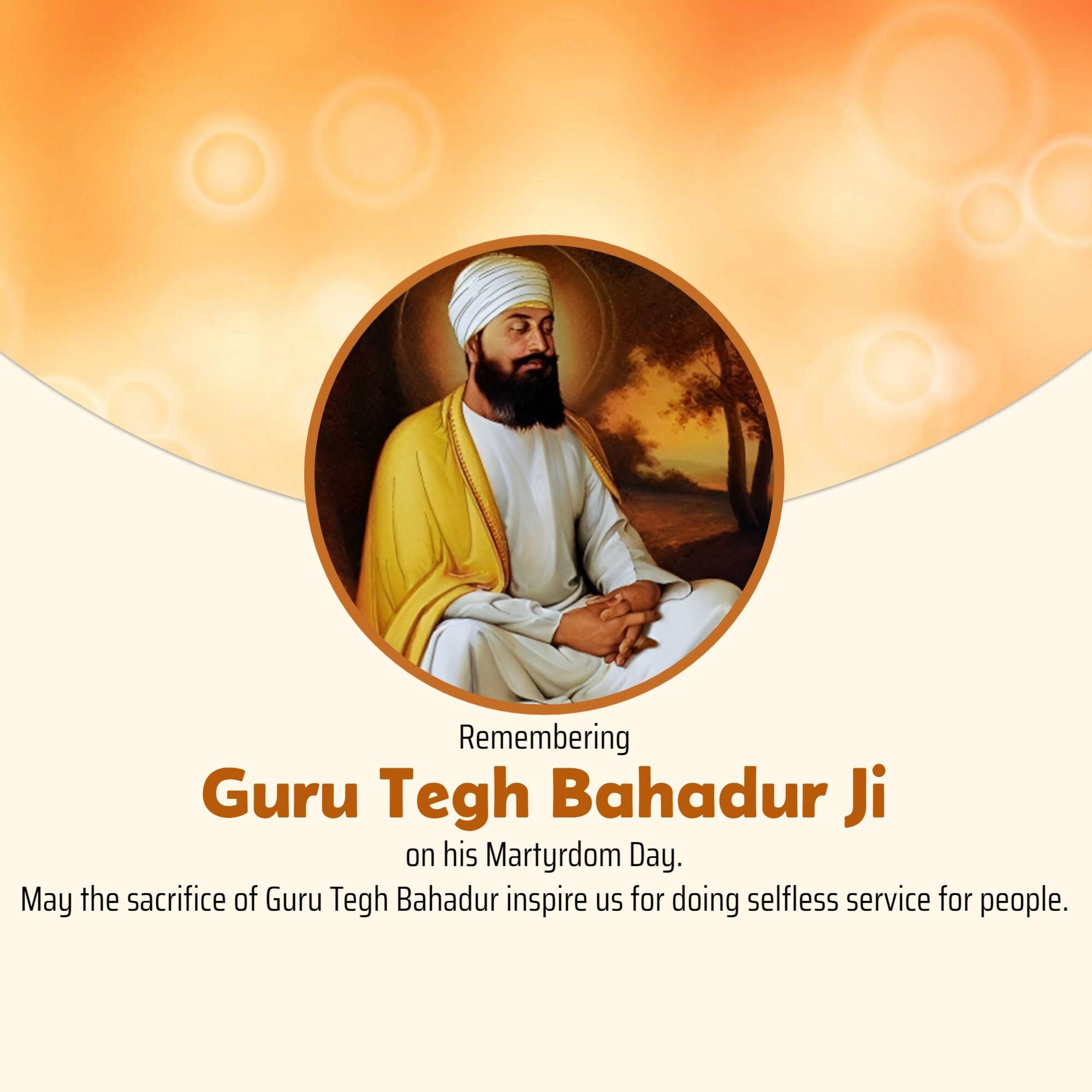 Guru Tegh Bahadur's Martyrdom Day
