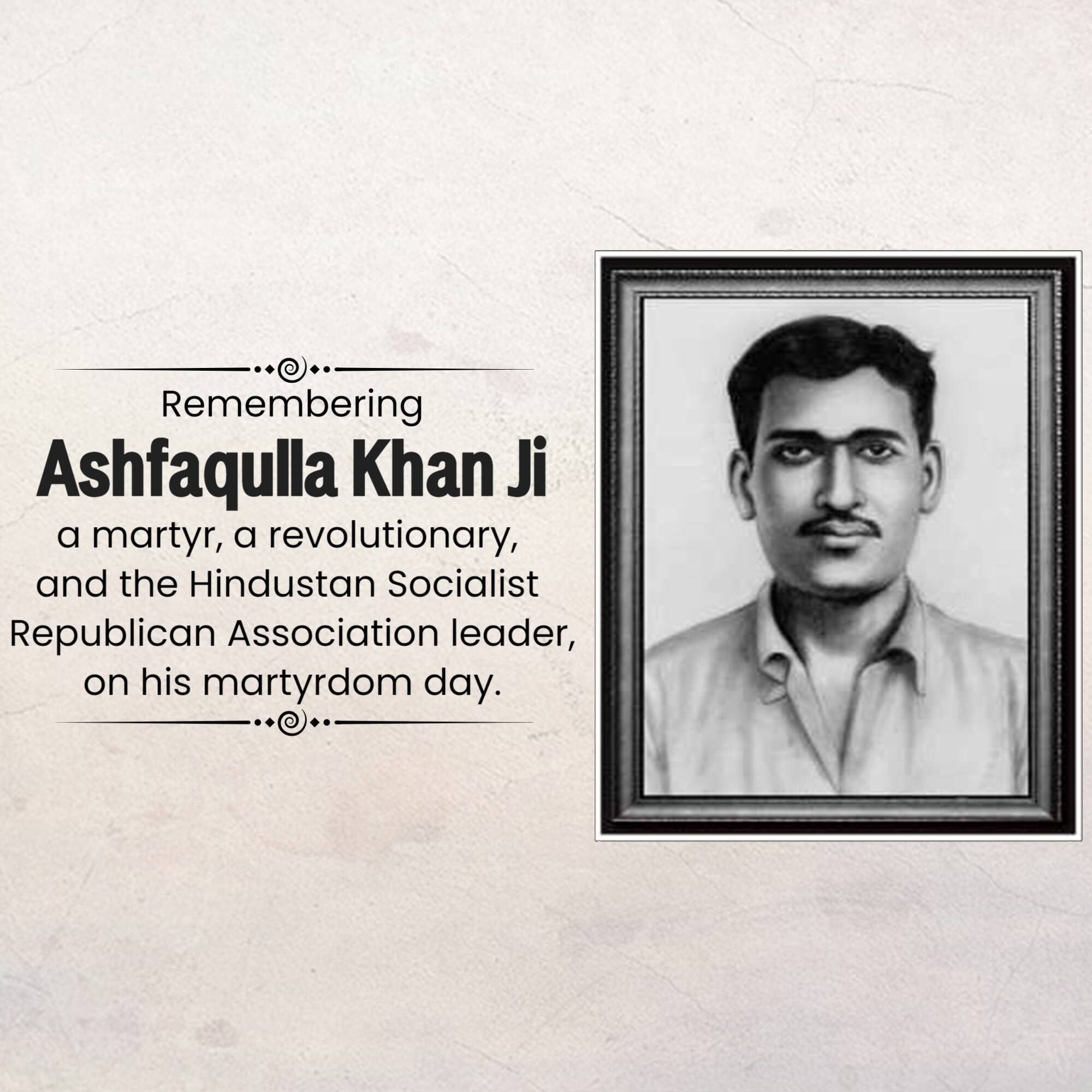 Ashfaqulla Khan Punyatithi