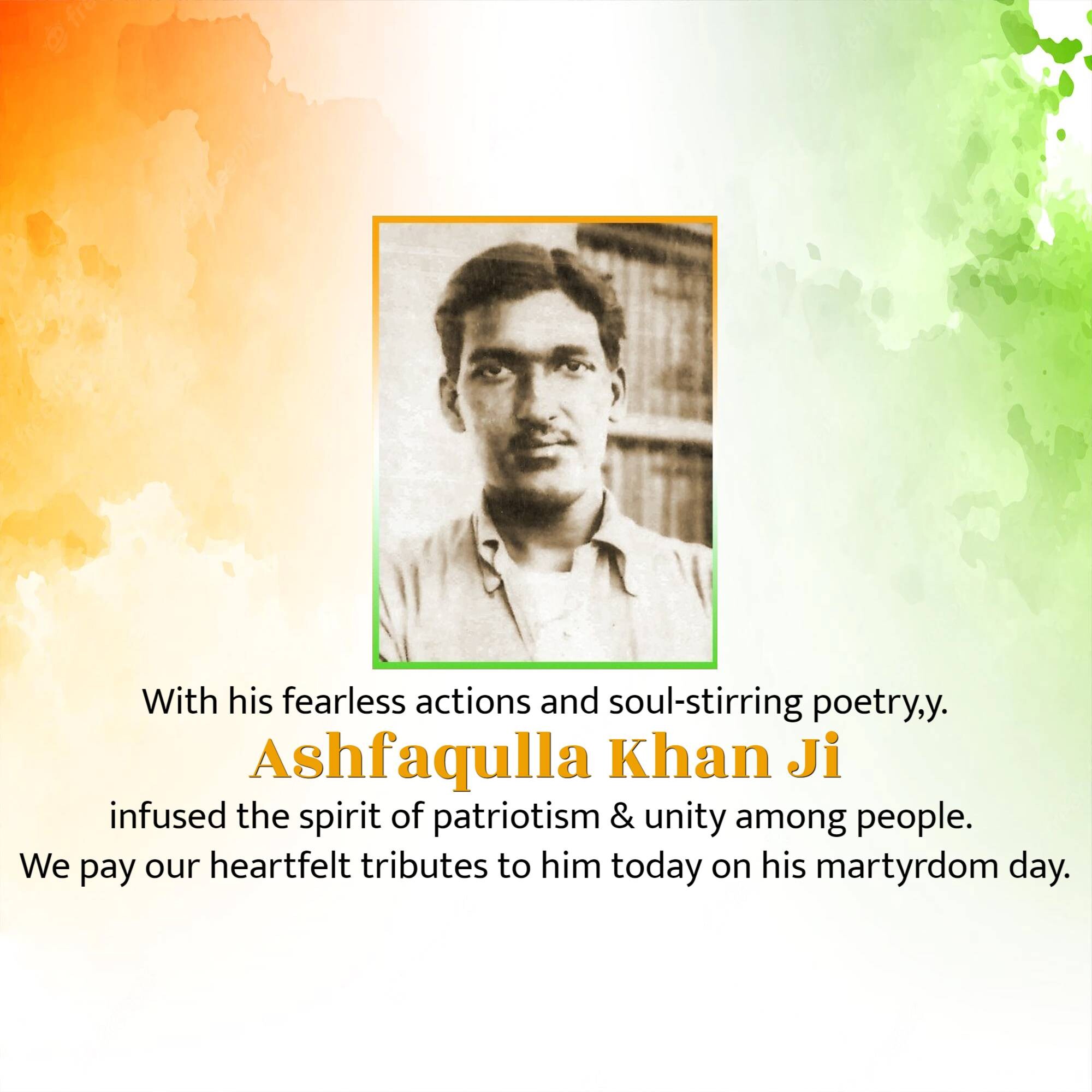 Ashfaqulla Khan Punyatithi