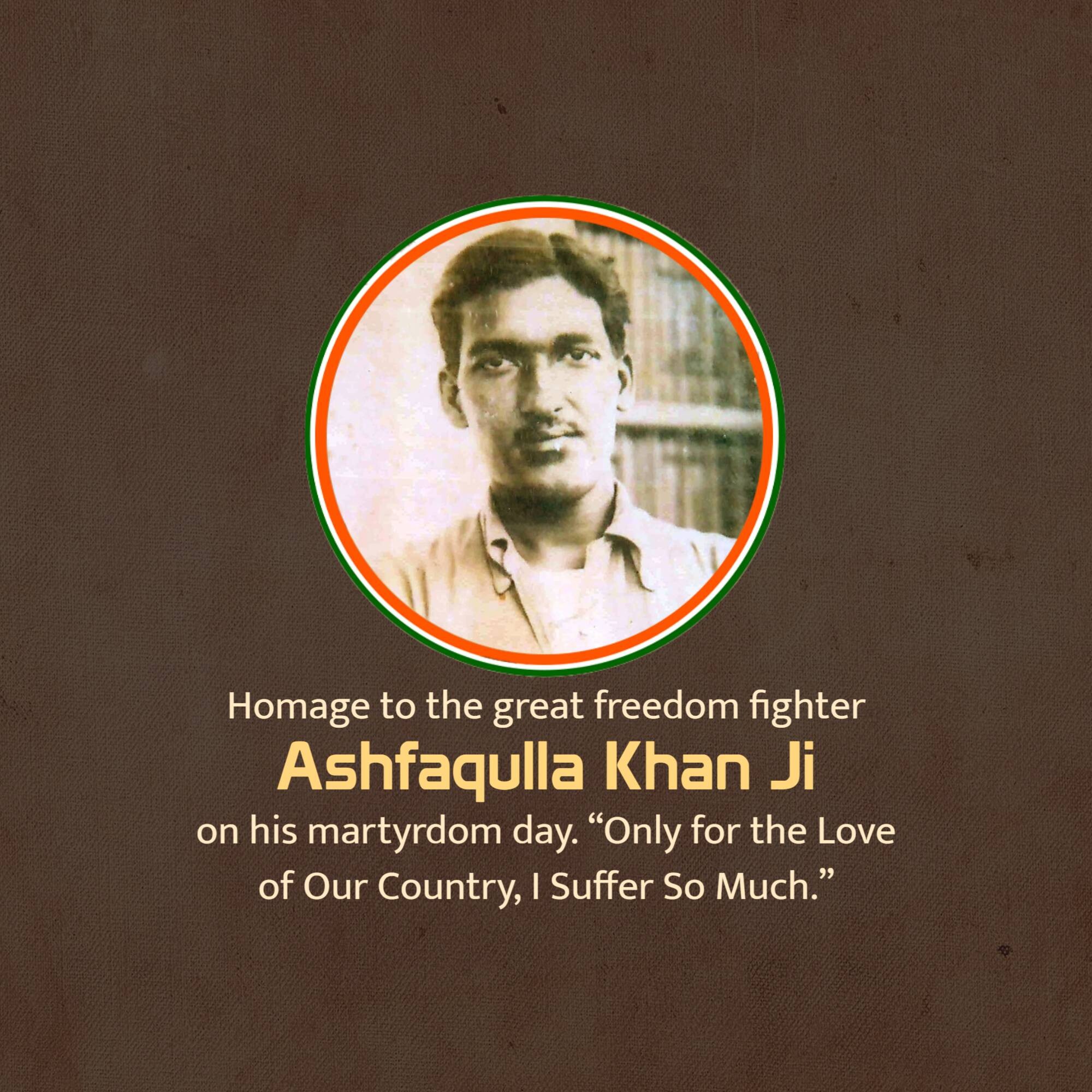 Ashfaqulla Khan Punyatithi