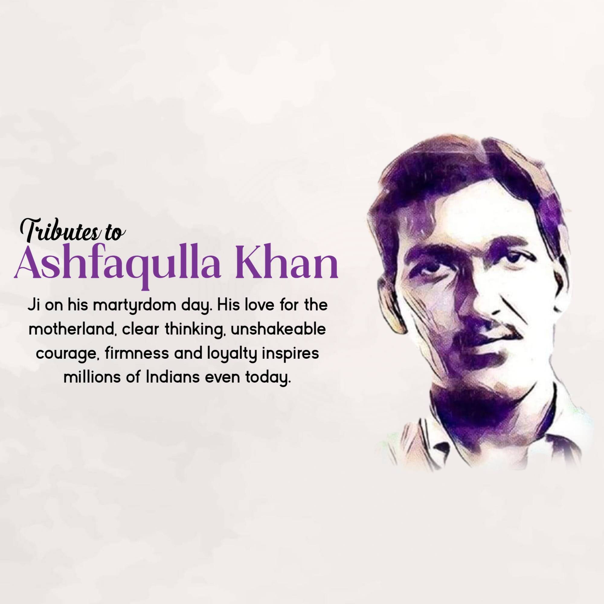 Ashfaqulla Khan Punyatithi