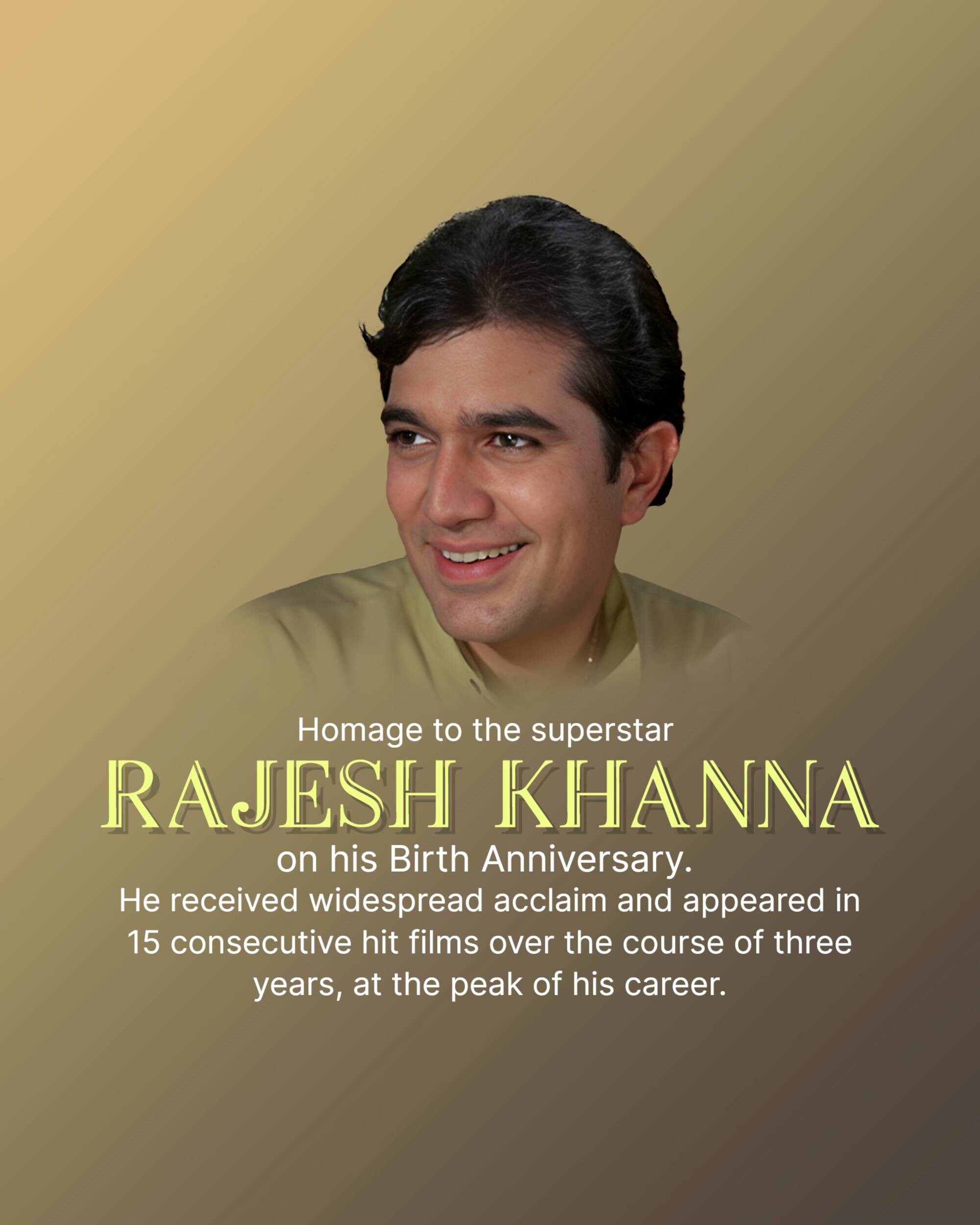 Rajesh Khanna Janm Jayanti