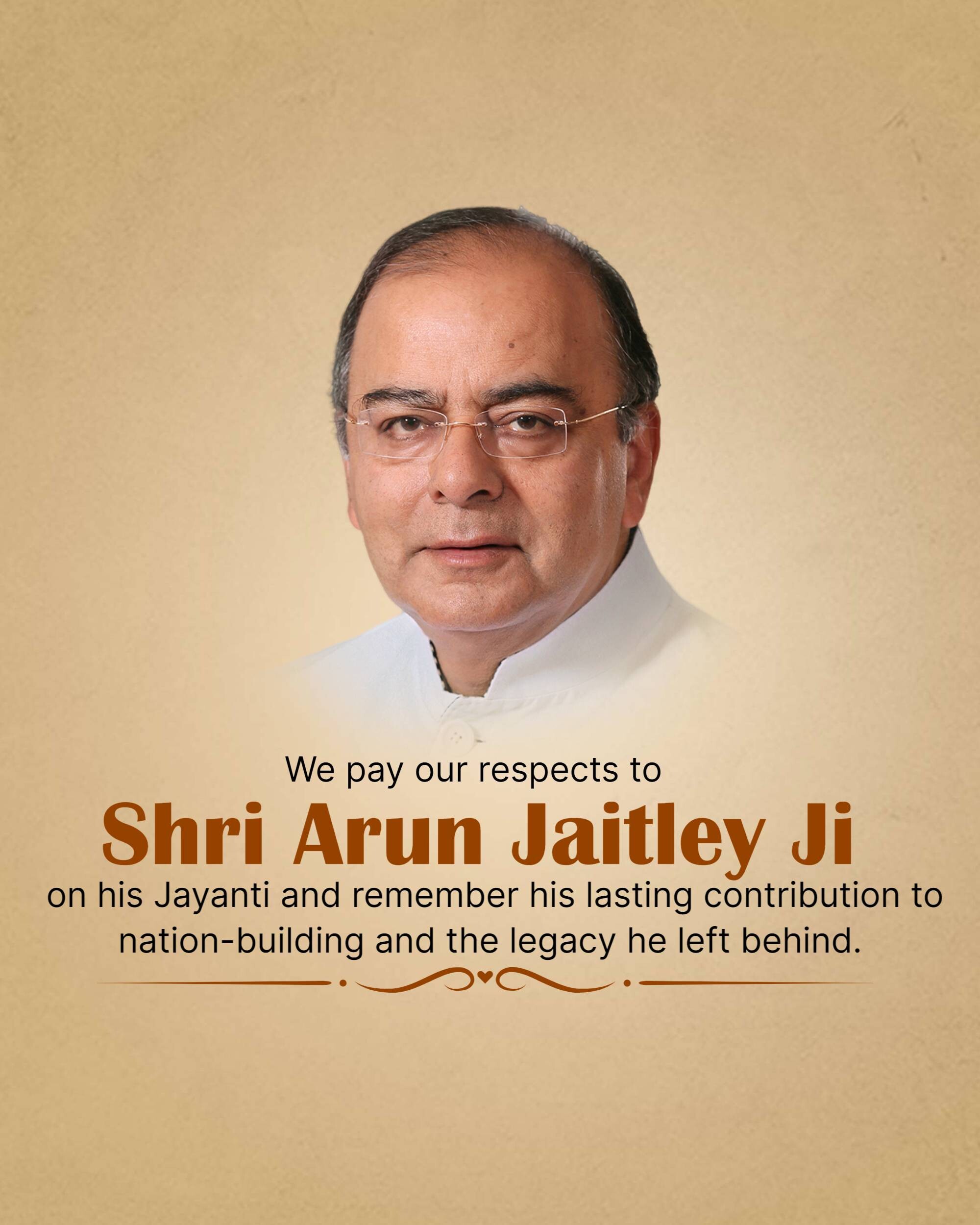 Arun Jaitley Jayanti