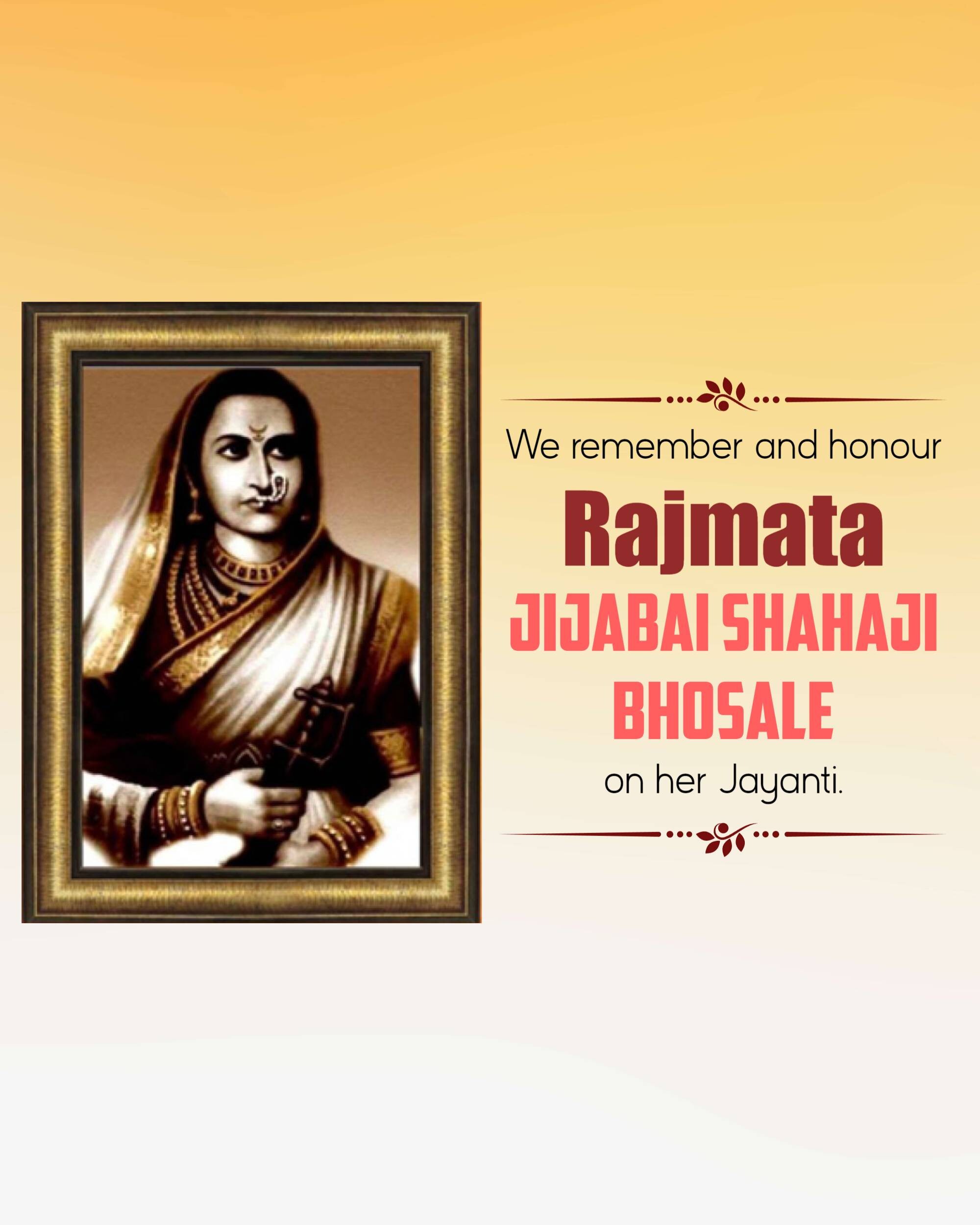 Jijabai Shahaji Bhosale Jayanti