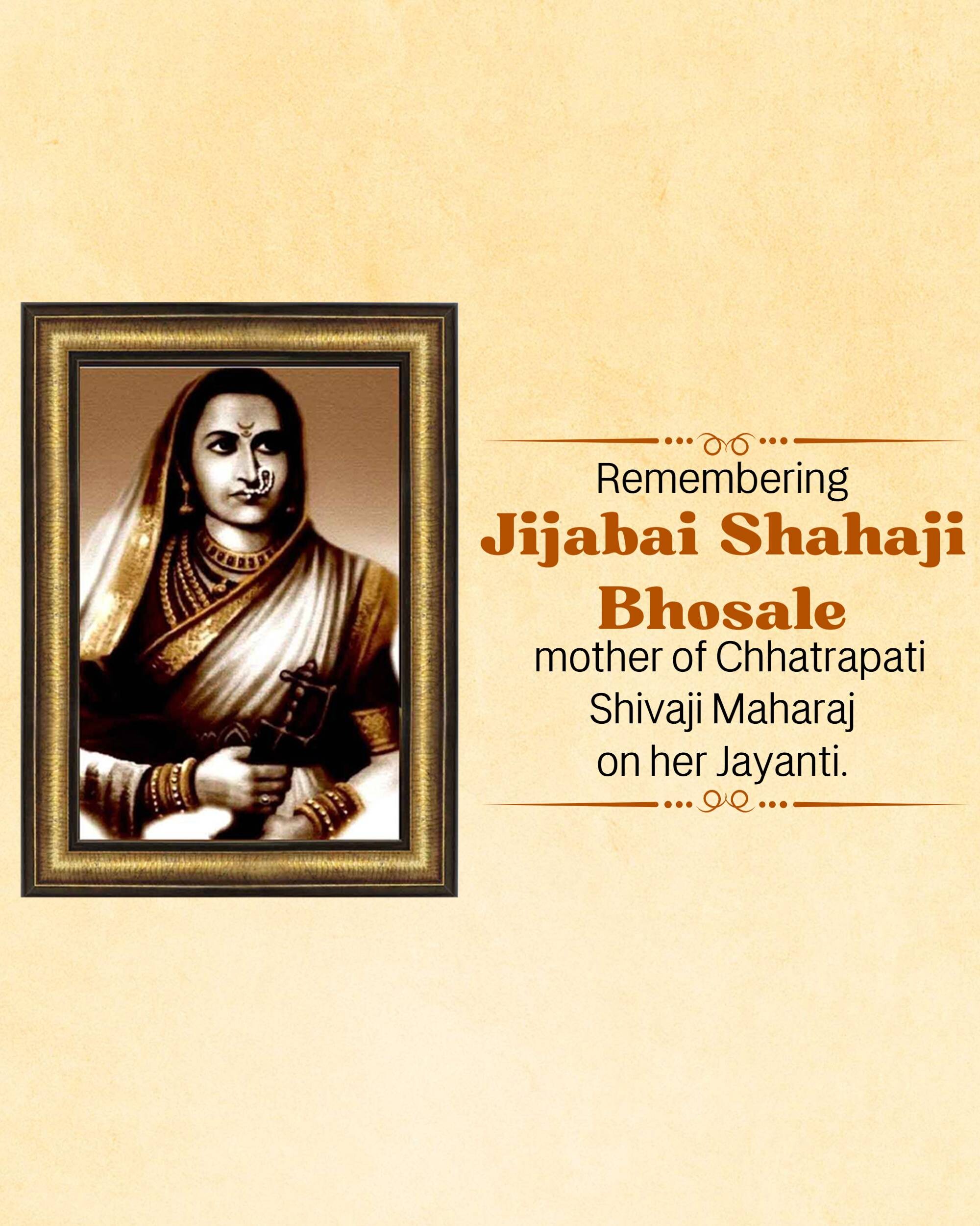 Jijabai Shahaji Bhosale Jayanti