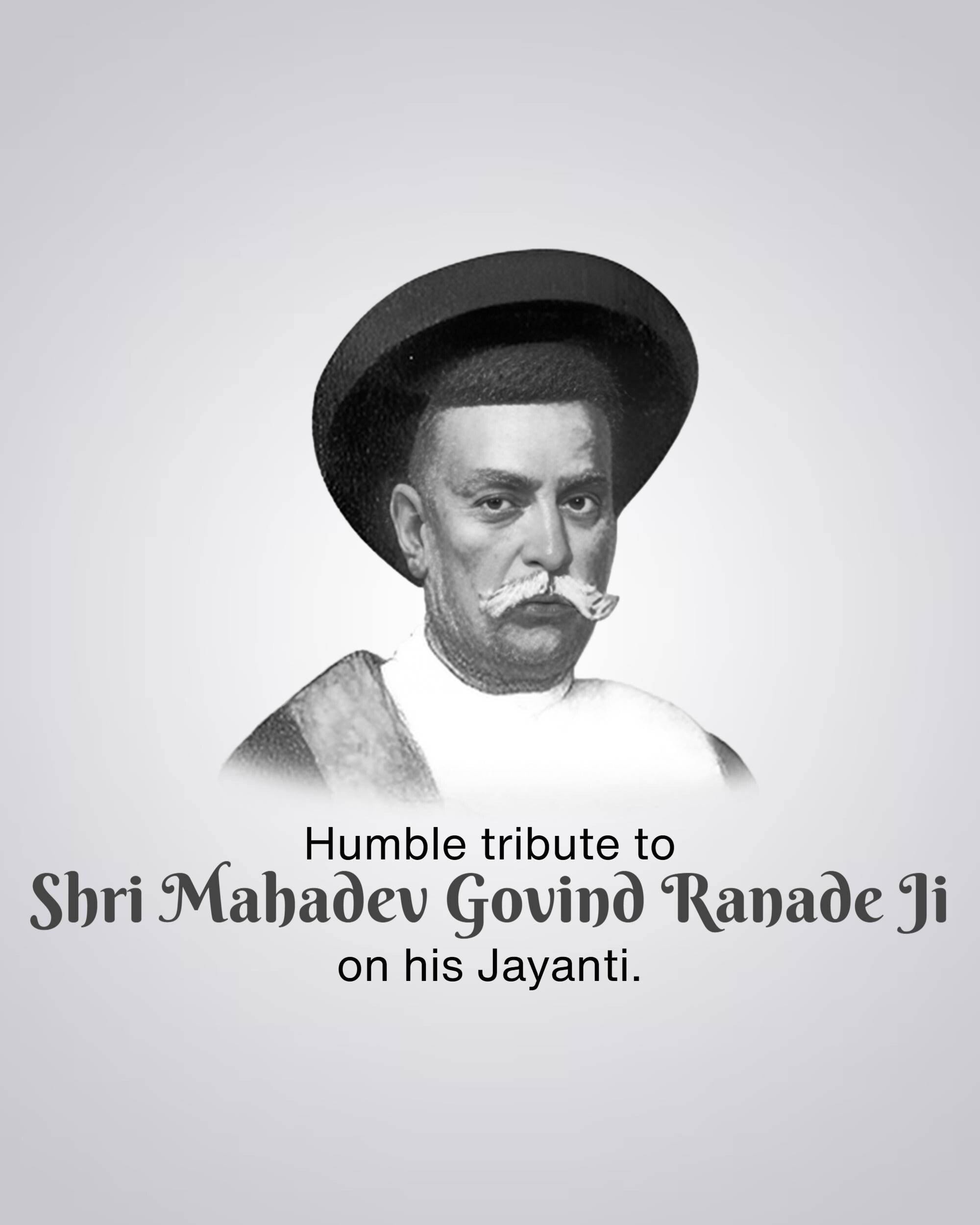 Mahadev Govind Ranade Jayanti