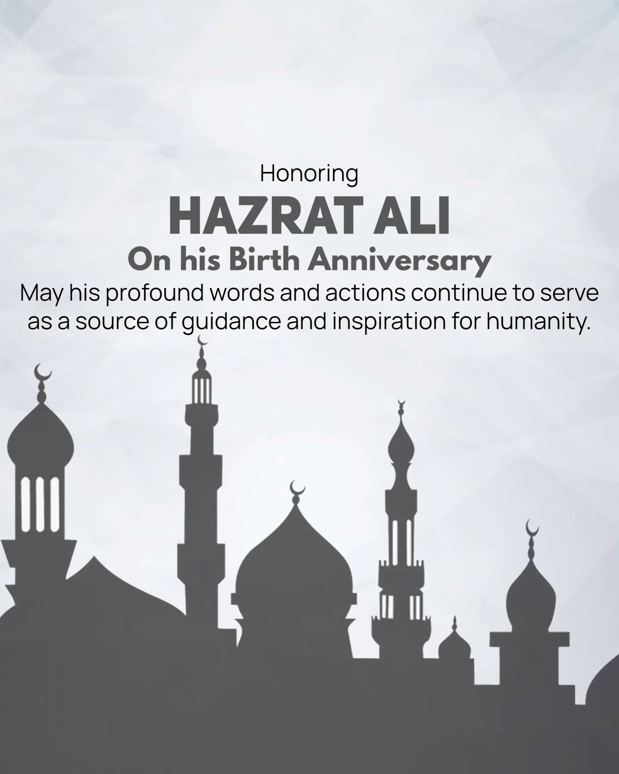 Hazrat Ali Birth Anniversary