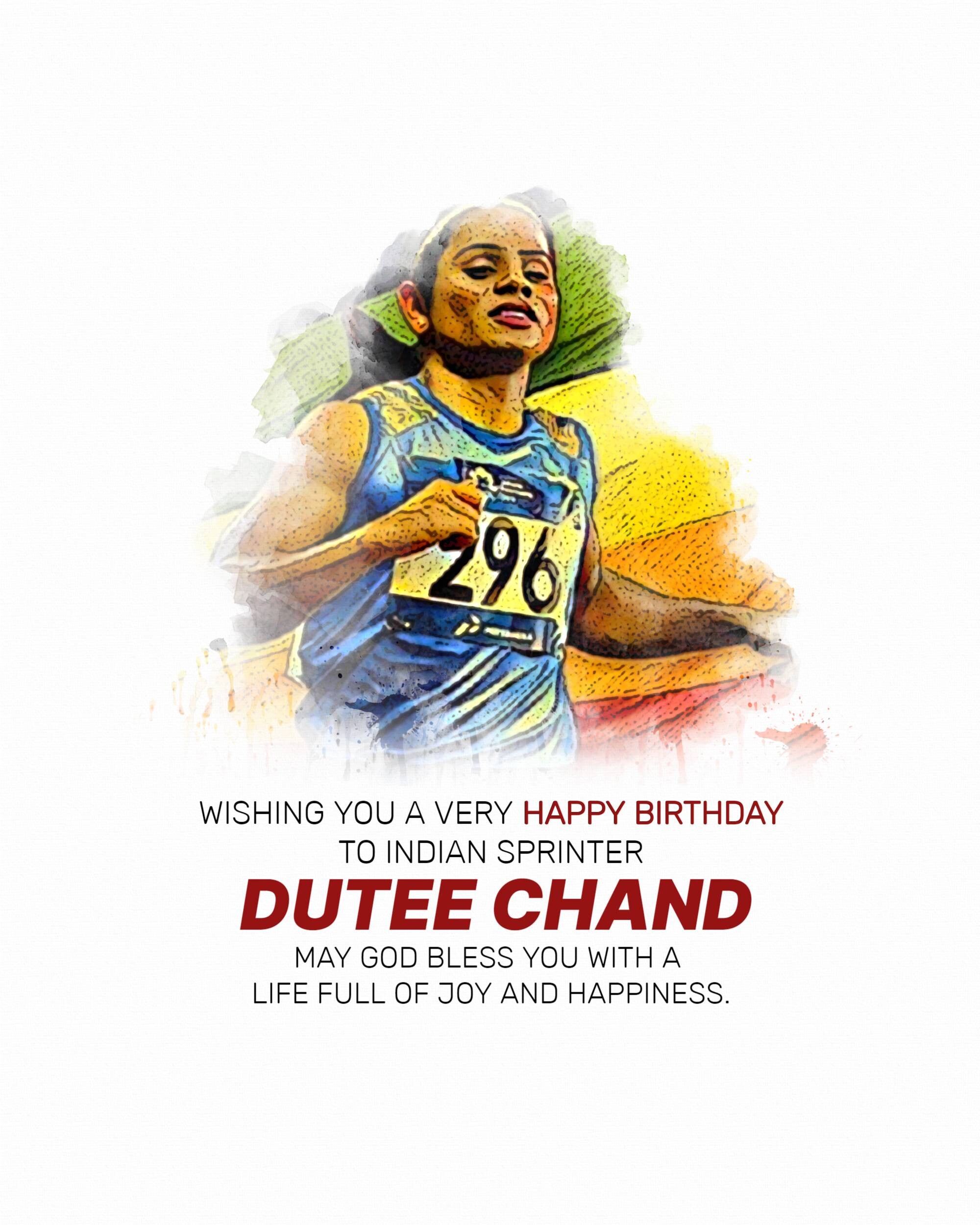 Dutee Chand - Birthday