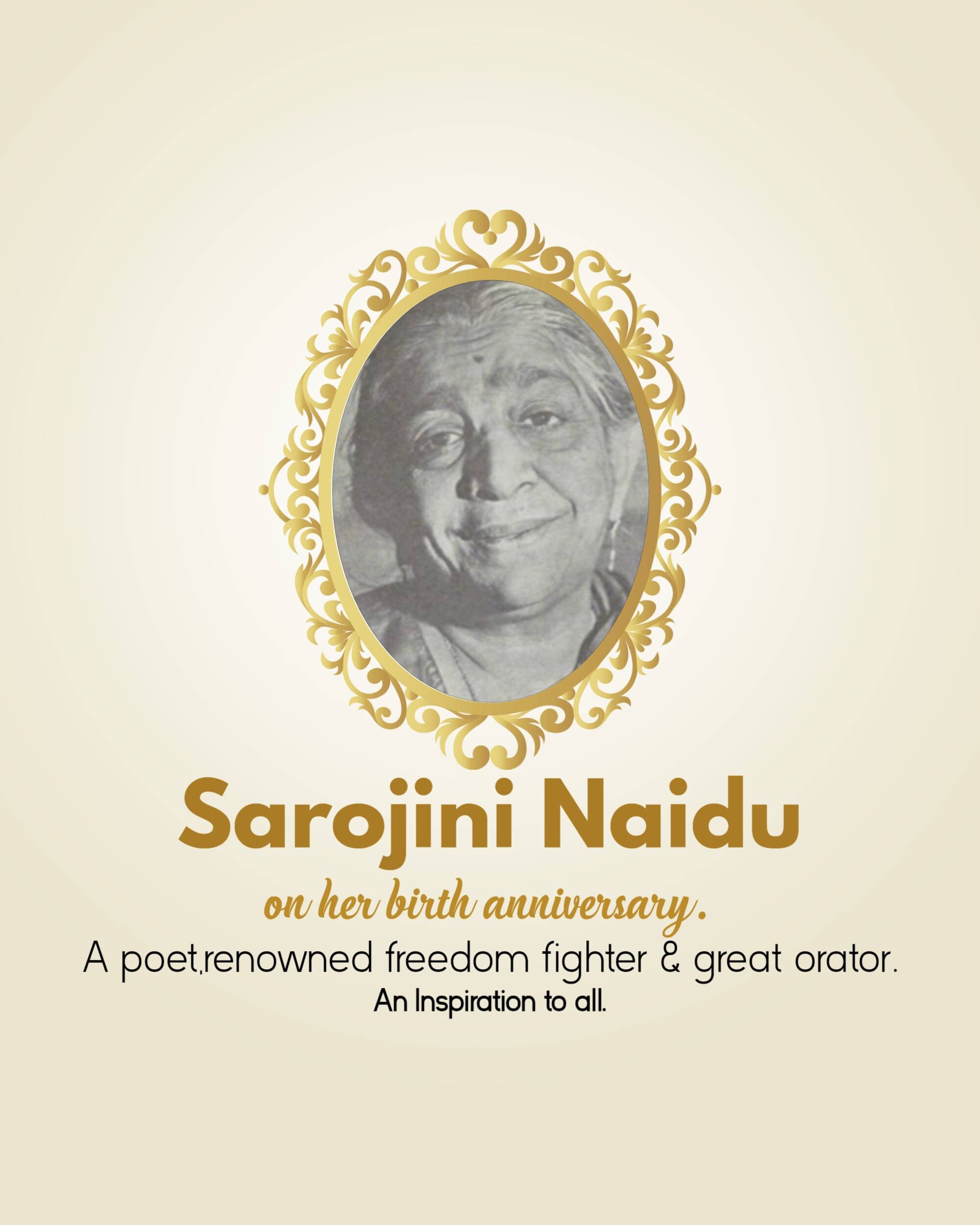Sarojini Naidu Birth Anniversary