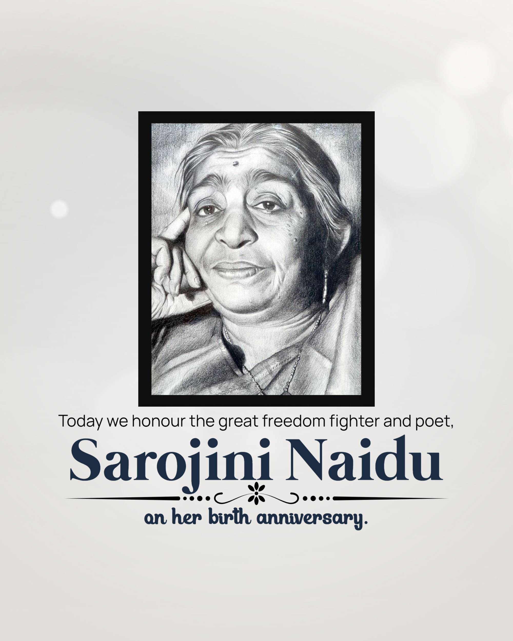 Sarojini Naidu Birth Anniversary